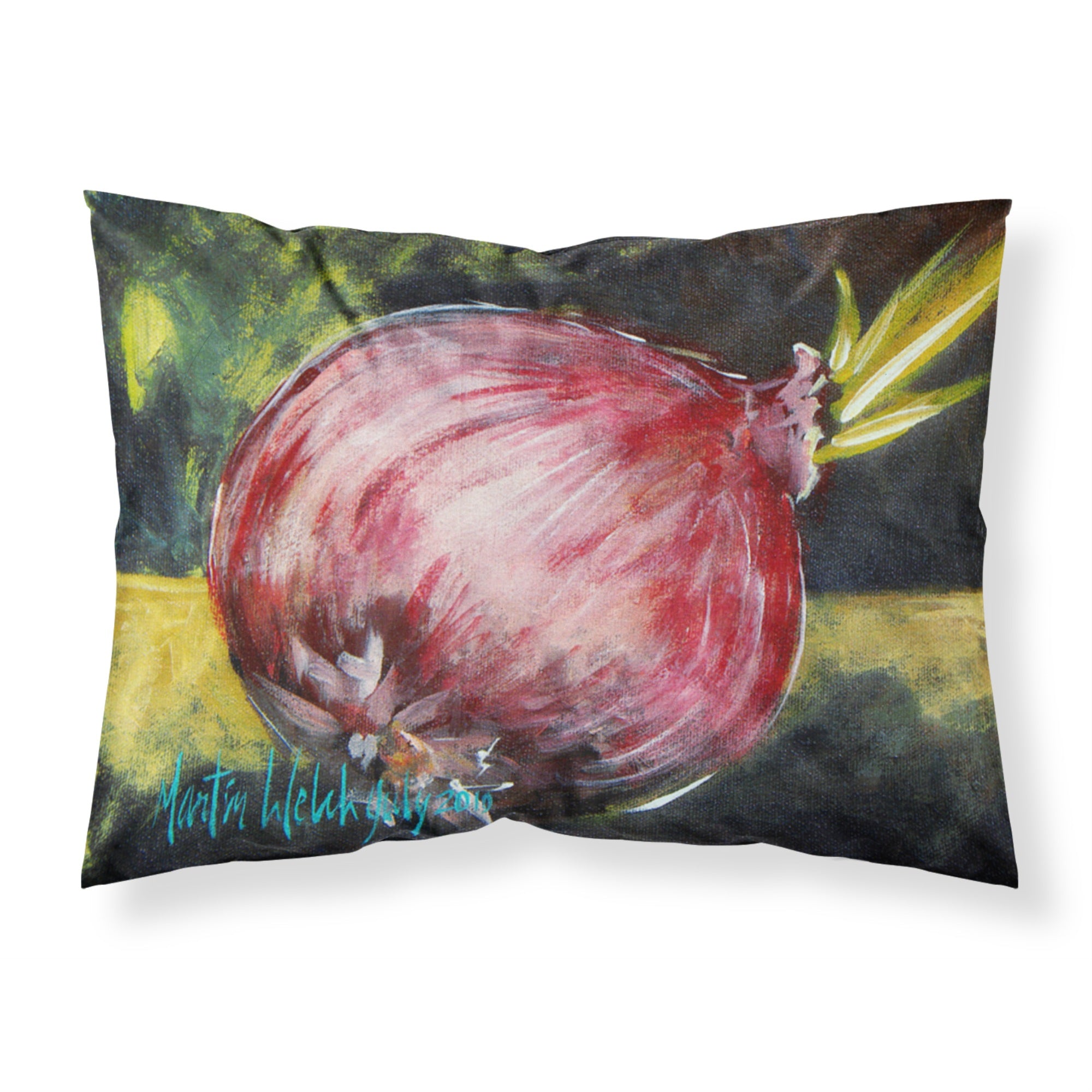 Caroline'S Treasures Mw1092Pillowcase Vegetables-Onion One-Yun Moisture Wicking Fabric Standard Pillowcase, Large, Multicolor,