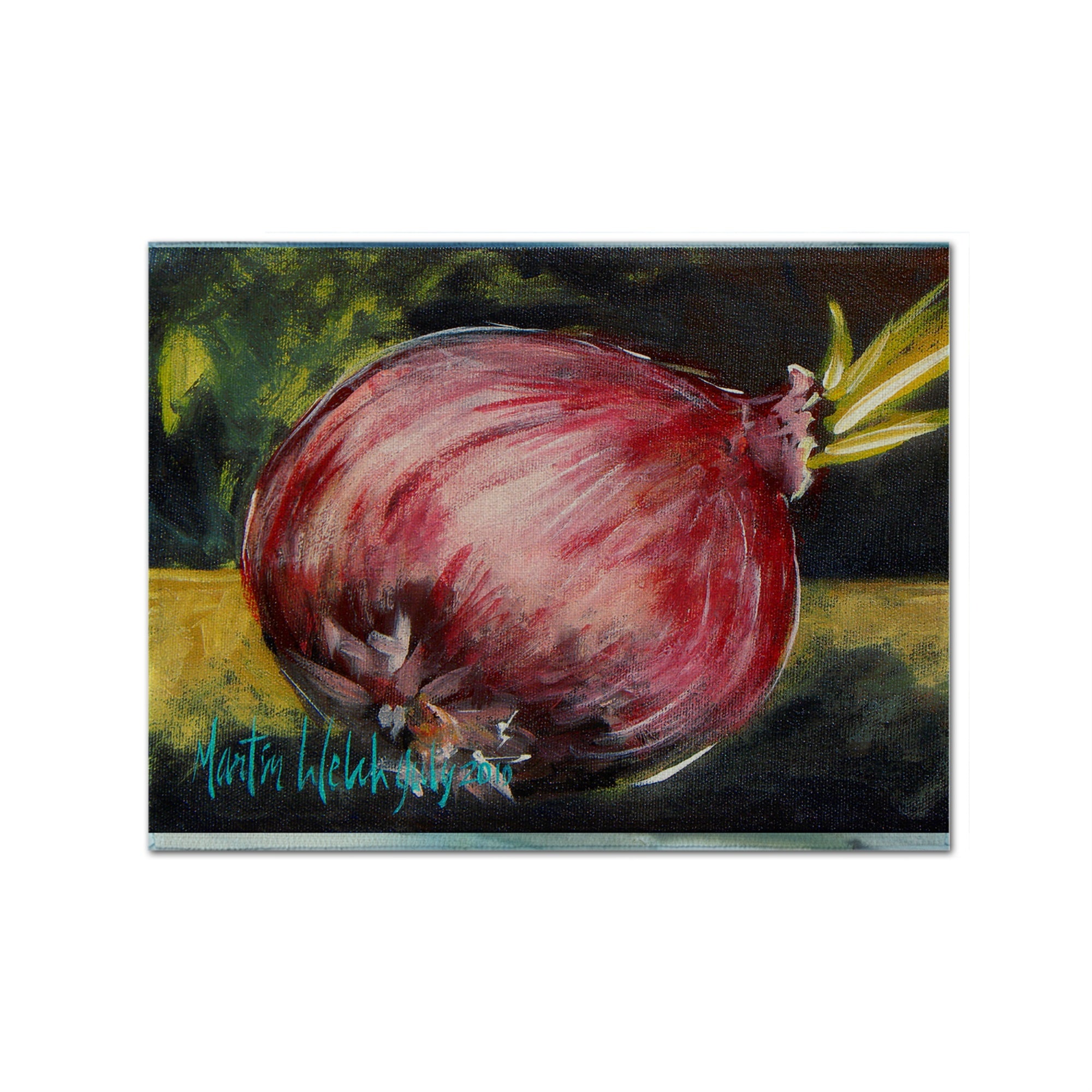 Caroline'S Treasures Mw1092Plmt Vegetables-Onion One-Yun Fabric Placemat, Multicolor