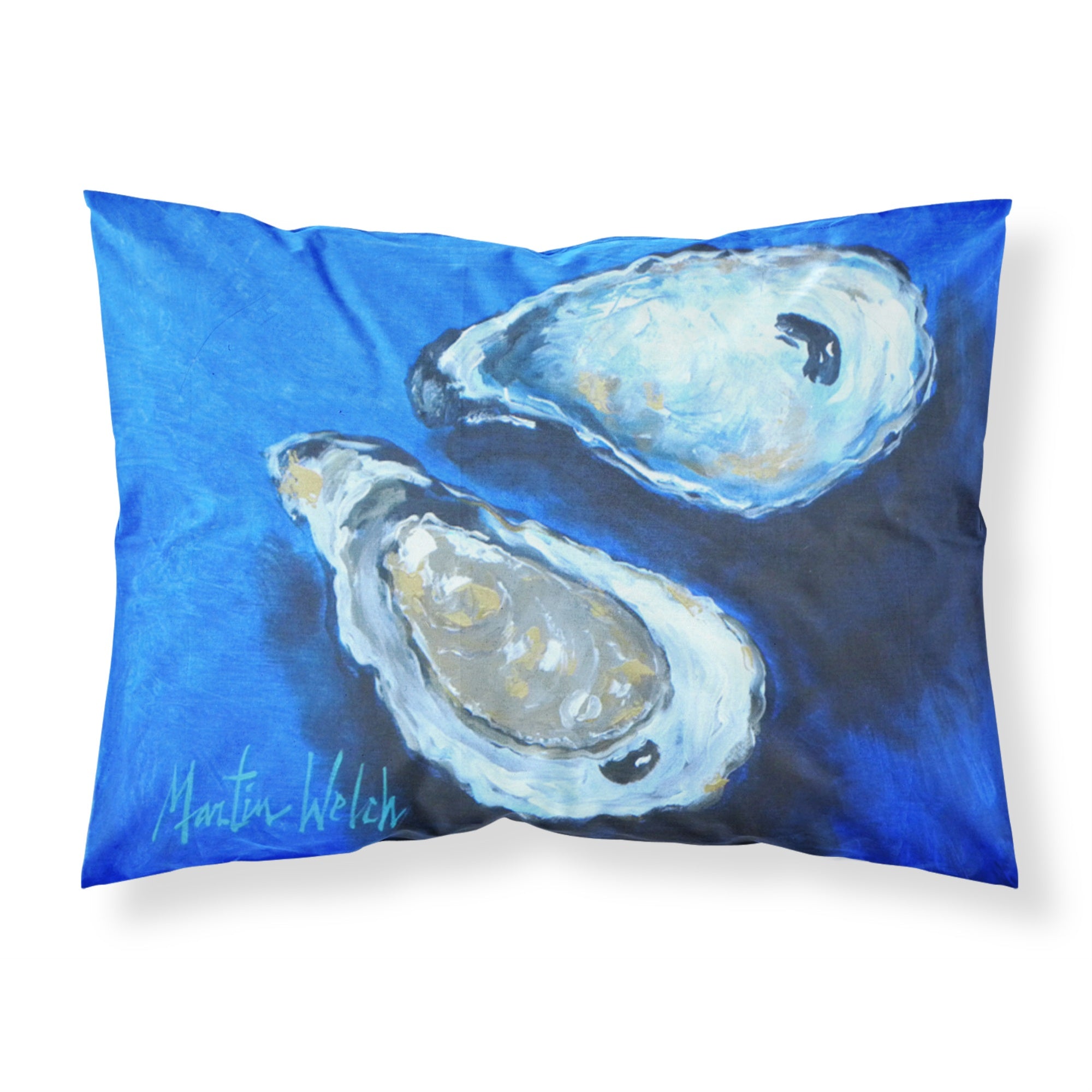 Caroline'S Treasures Mw1095Pillowcase Oysters Seafood Four Moisture Wicking Fabric Standard Pillowcase, Large, Multicolor