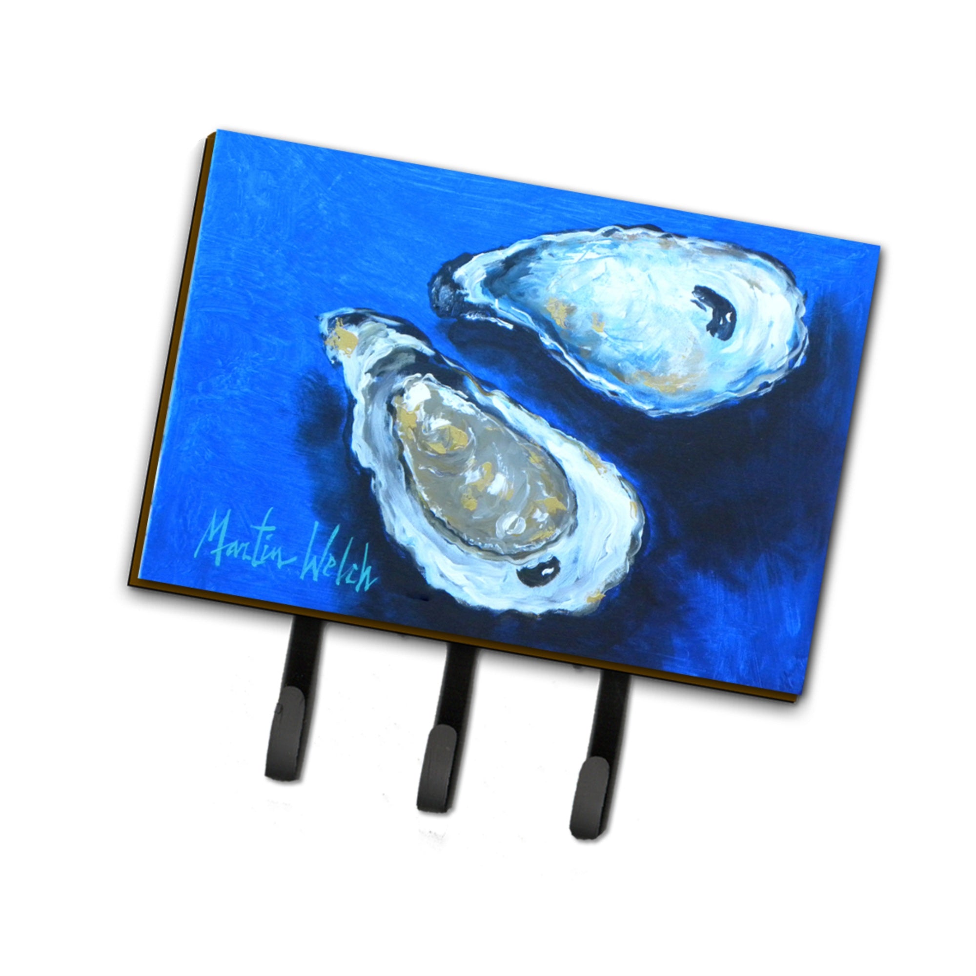Caroline'S Treasures Mw1095Th68 Oysters Seafood Four Leash Or Key Holder, Large, Multicolor