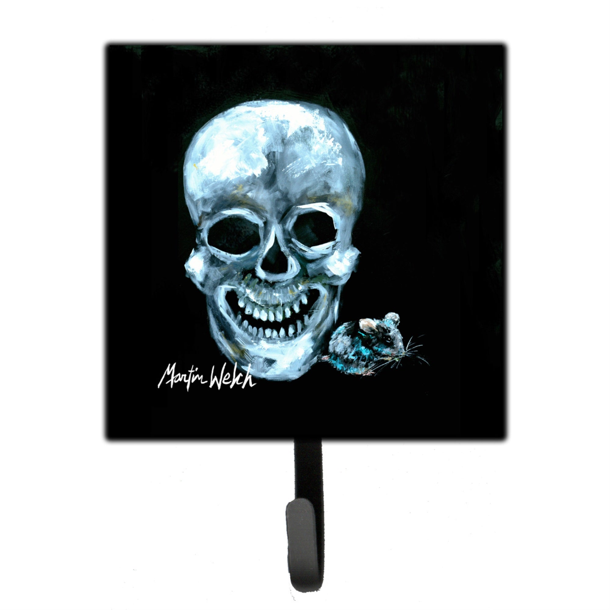 Caroline'S Treasures Mw1106Sh4 Ekk A Meece Skull And Mouse Leash Or Key Holder, Small, Multicolor