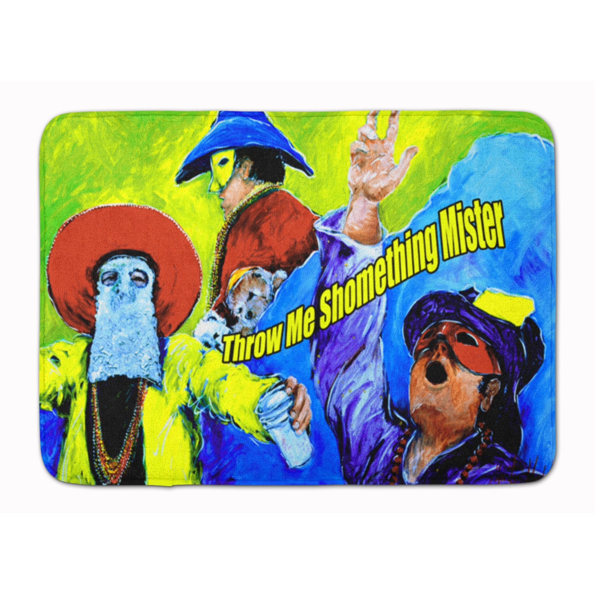Caroline'S Treasures Mardi Gras Throw Me Something Mister Floor Mat, 19 X 27, Multicolor