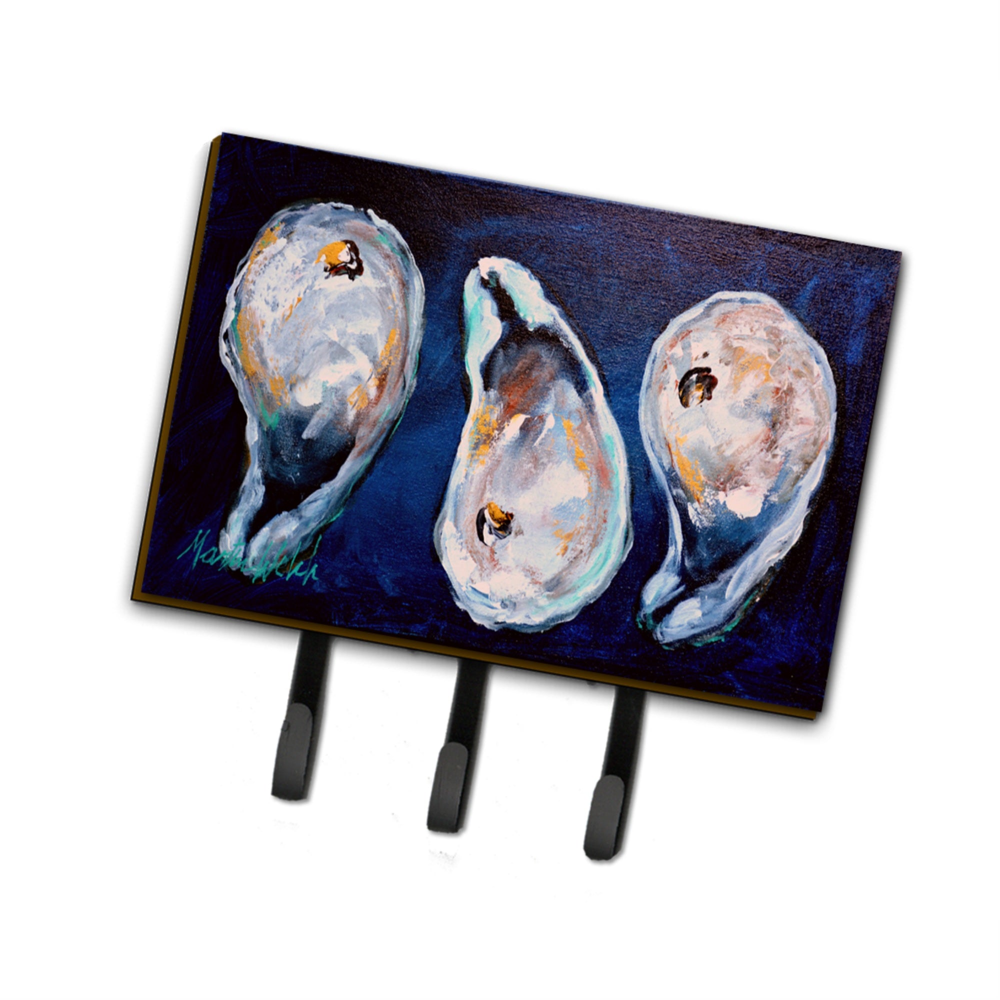 Caroline'S Treasures Mw1112Th68 Oysters Give Me More Leash Or Key Holder, Large, Multicolor