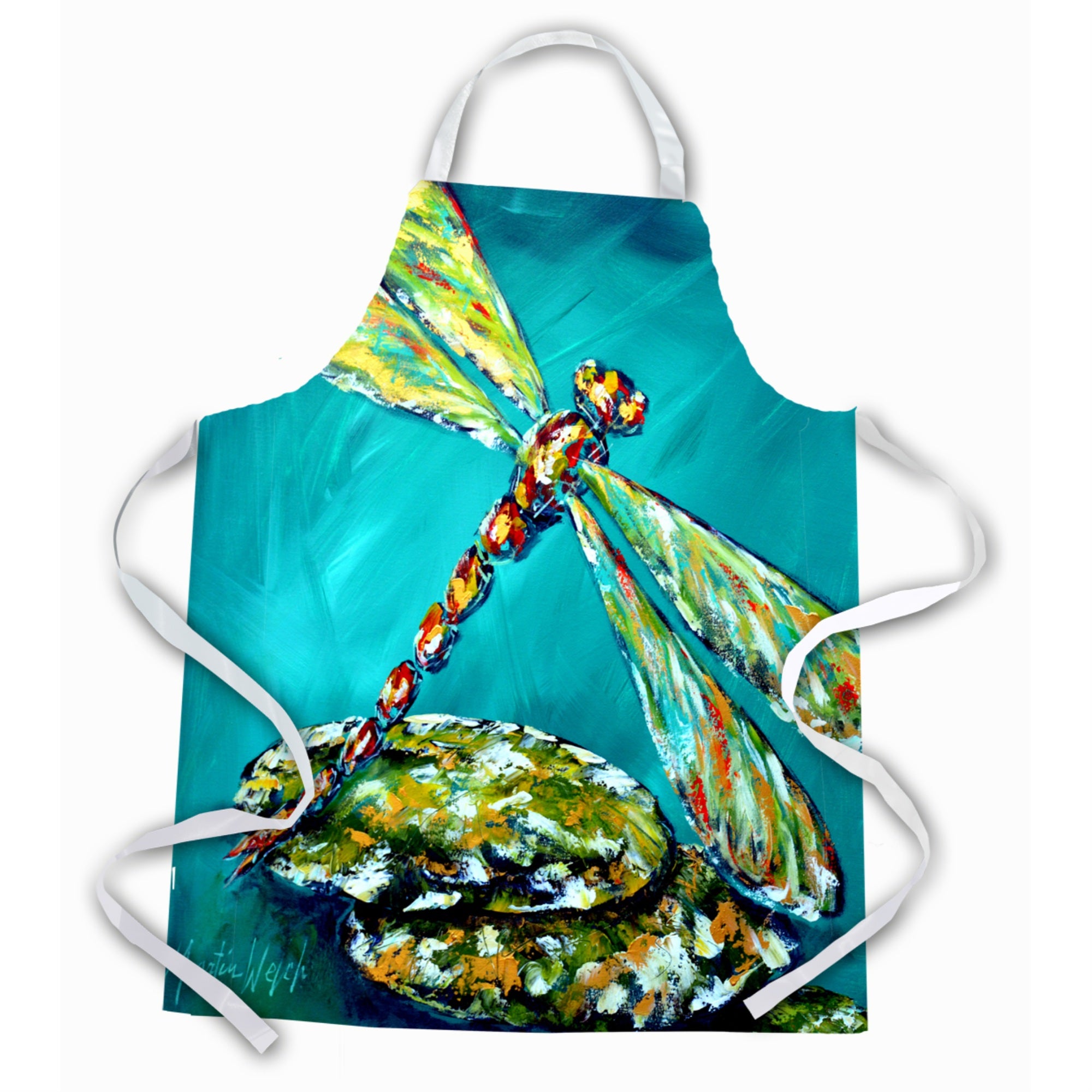 Caroline'S Treasures Mw1144Apron Insect-Dragonfly Matin Apron, Large, Multicolor