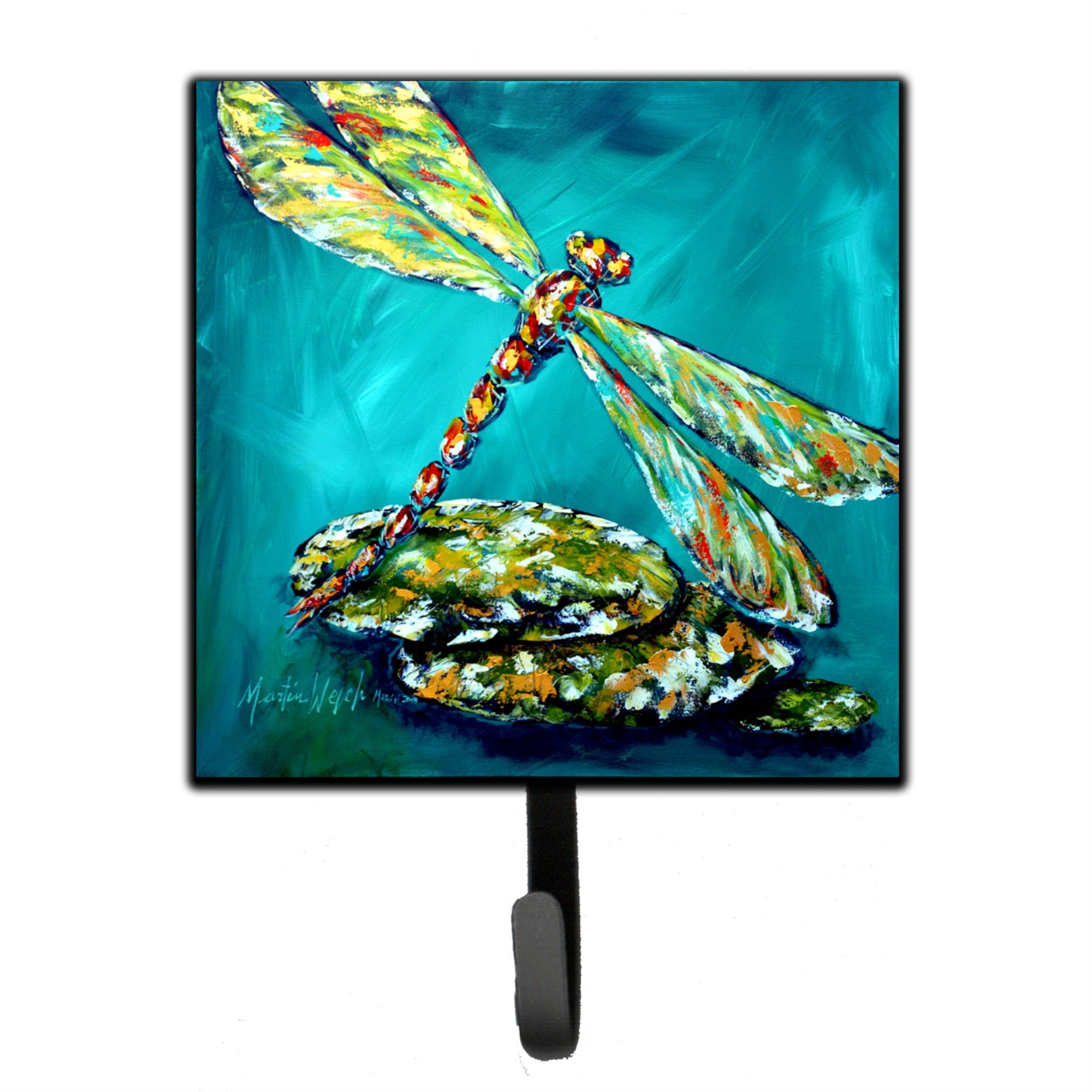 Caroline'S Treasures Insect - Dragonfly Matin Leash Or Key Holder Mw1144Sh4, Small, Multicolor