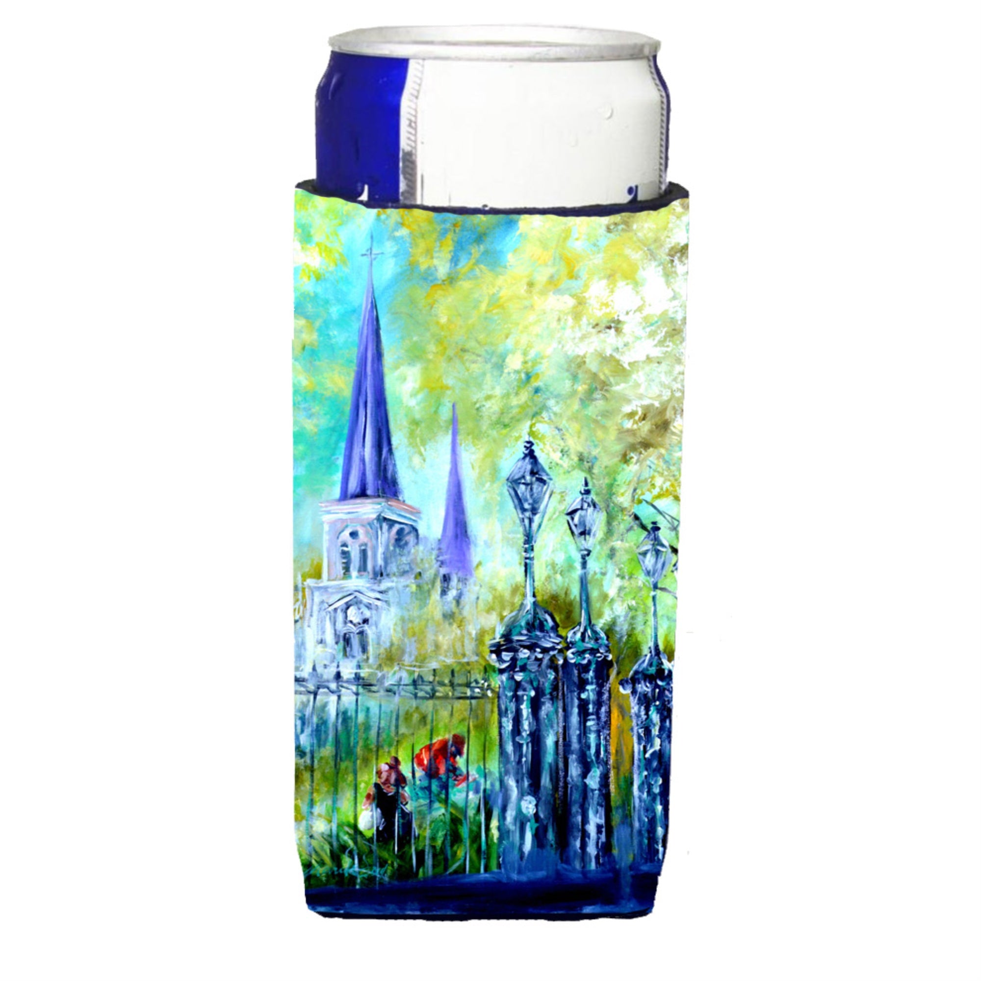 Across The Square St Louis Cathedral Ultra Beverage Insulators For Slim Cans