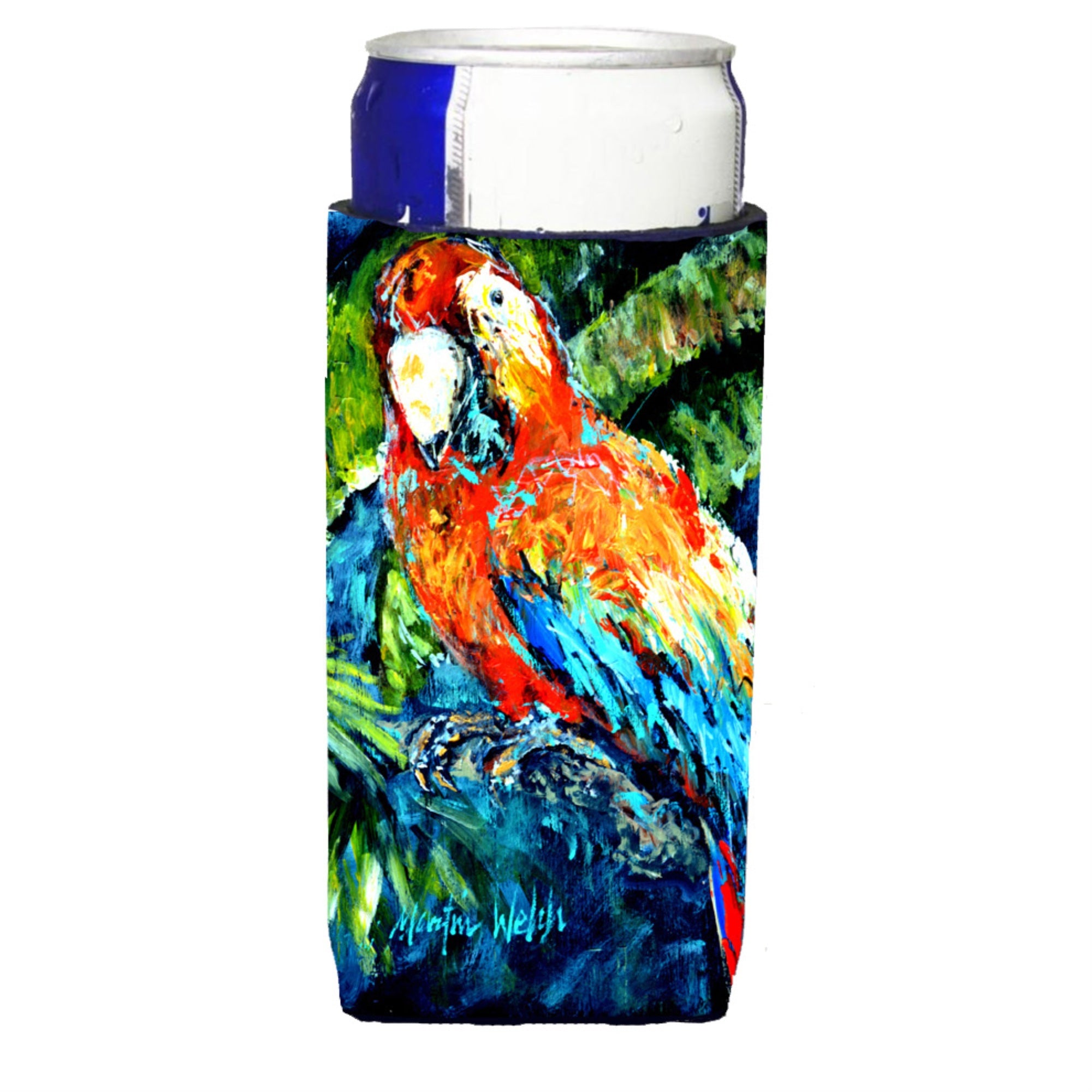 Yo Yo Mama Parrot Ultra Beverage Insulators For Slim Cans Mw1204Muk