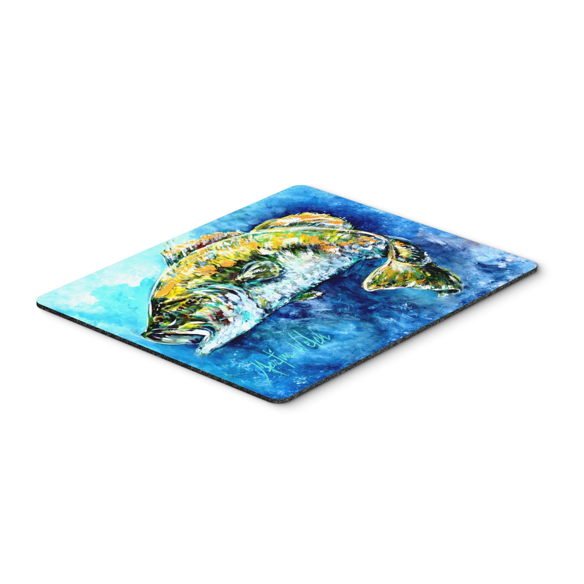 Caroline'S Treasures Bobby The Best Bass Mouse Pad, Hot Pad Or Trivet, Multicolor (Mw1220Mp)