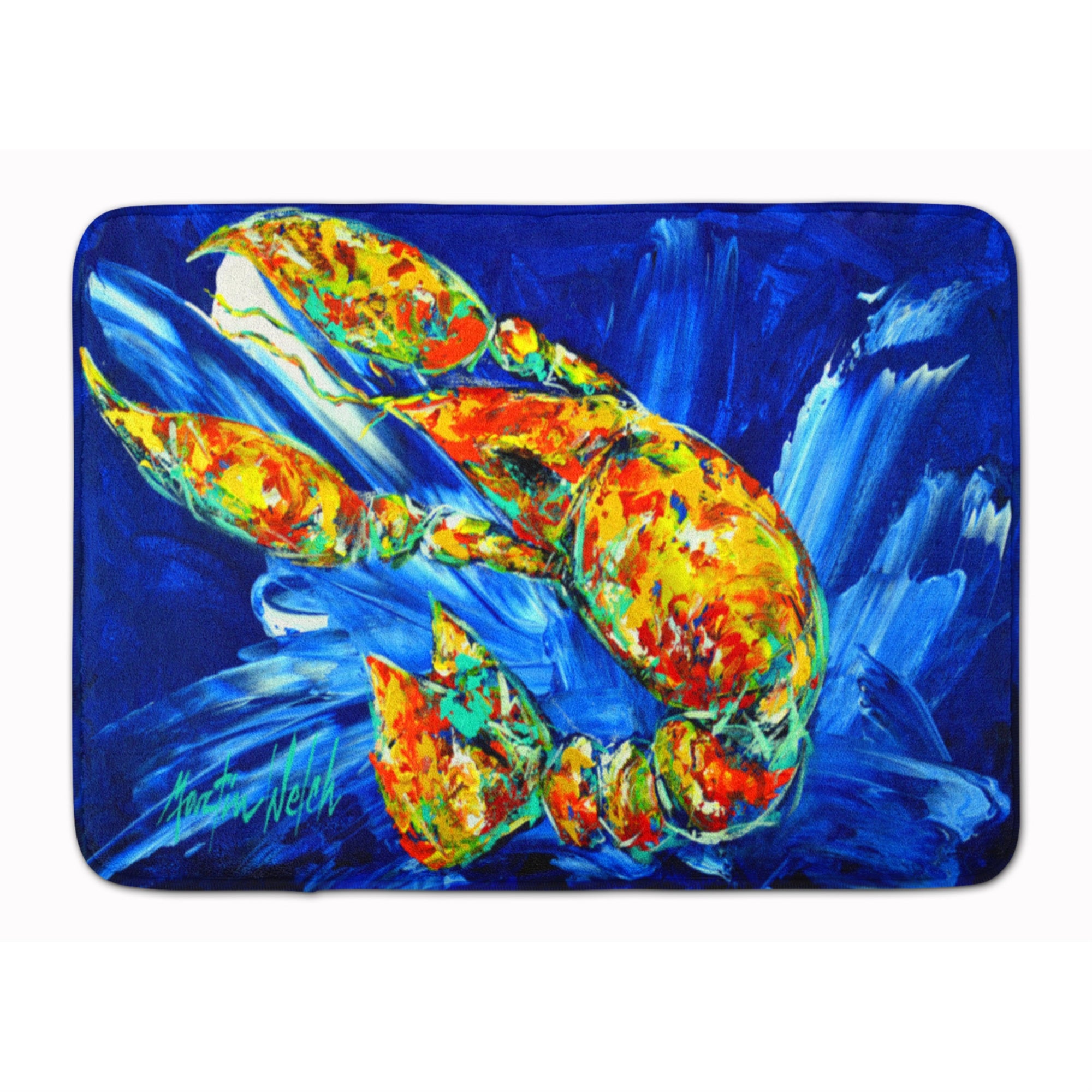 Caroline'S Treasures Plano Crawfish Floor Mat, 19 X 27, Multicolor
