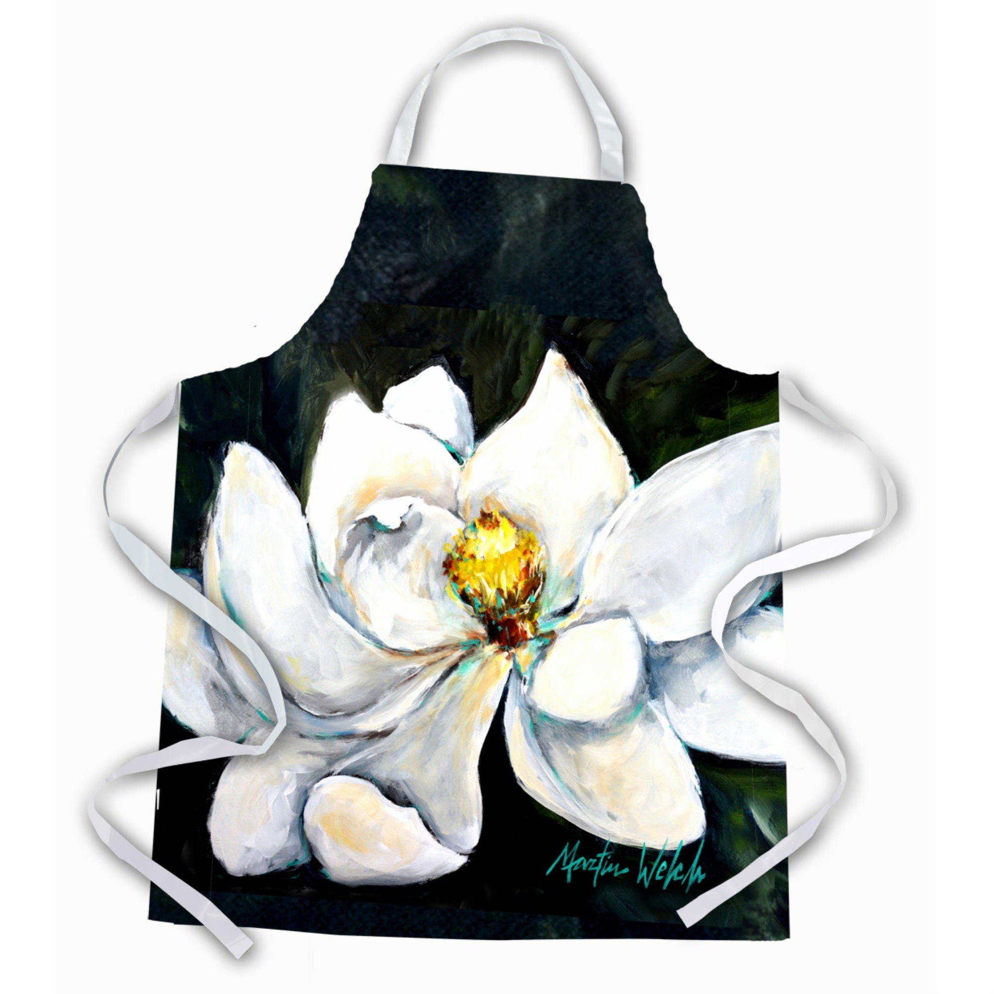 Caroline'S Treasures Mw1234Apron Sweet Magnolia Apron, Large, Multicolor