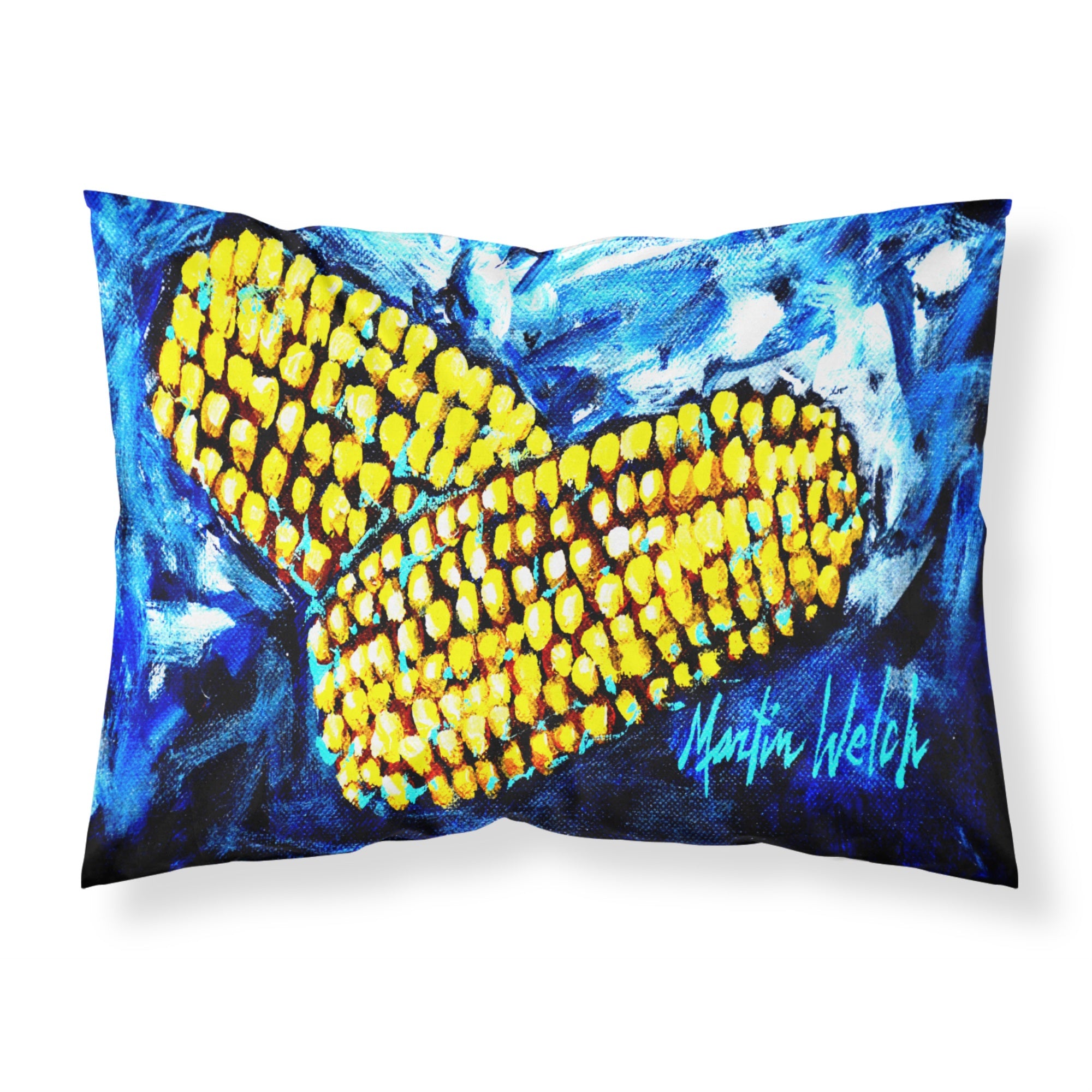 Caroline'S Treasures Two Corn Please Fabric Standard Pillowcase Mw1235Pillowcase, Multicolor