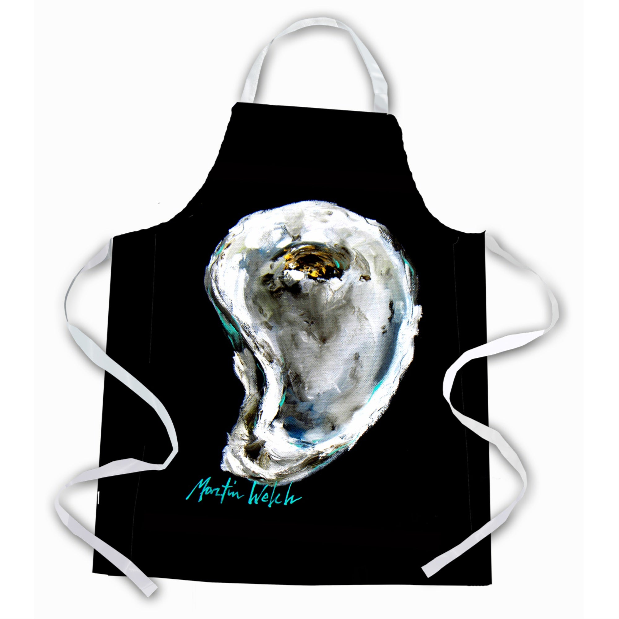 Caroline'S Treasures Mw1249Apron Lucky Oyster Apron, Large, Multicolor