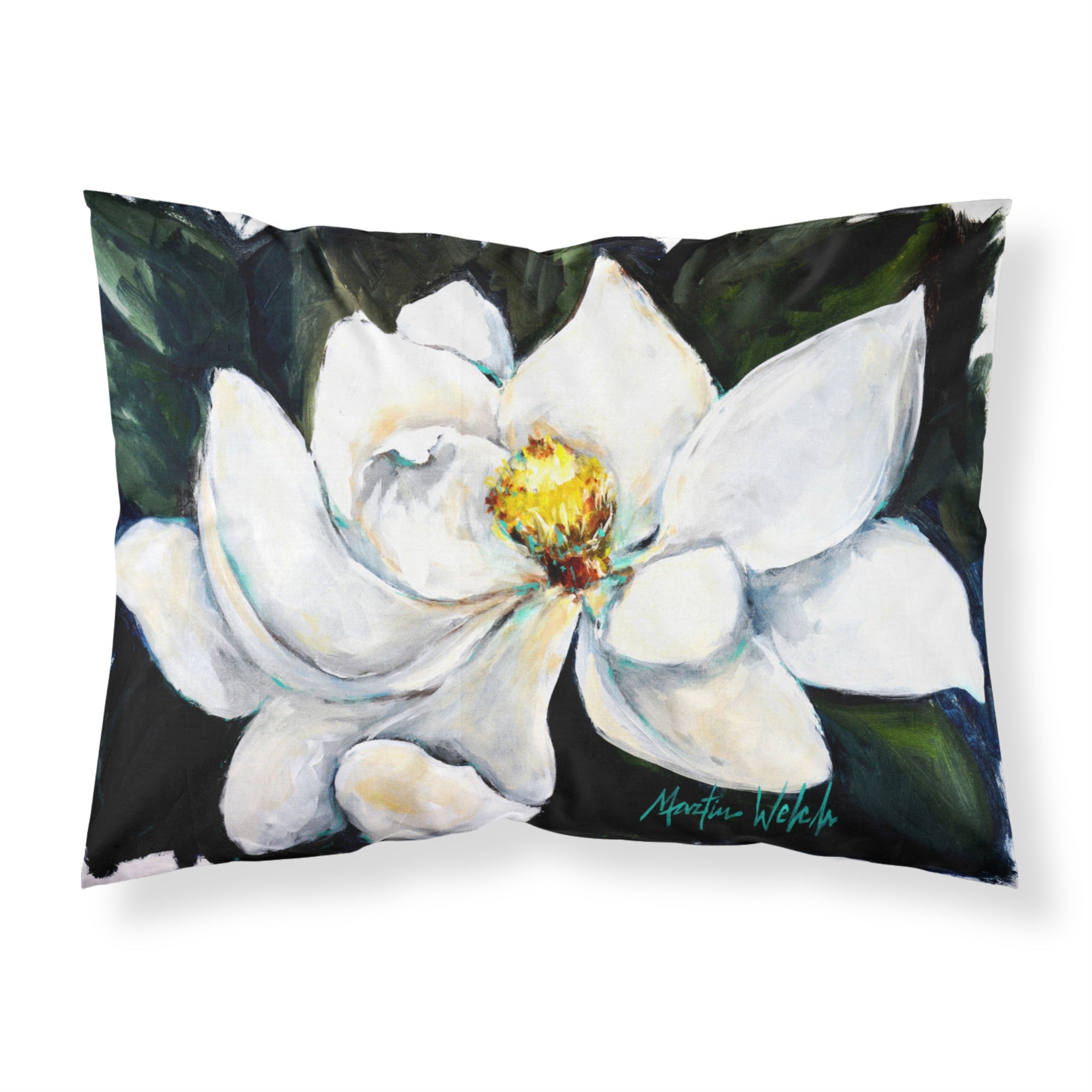 Caroline'S Treasures Sweet Magnolia Fabric Standard Pillowcases, Multicolor