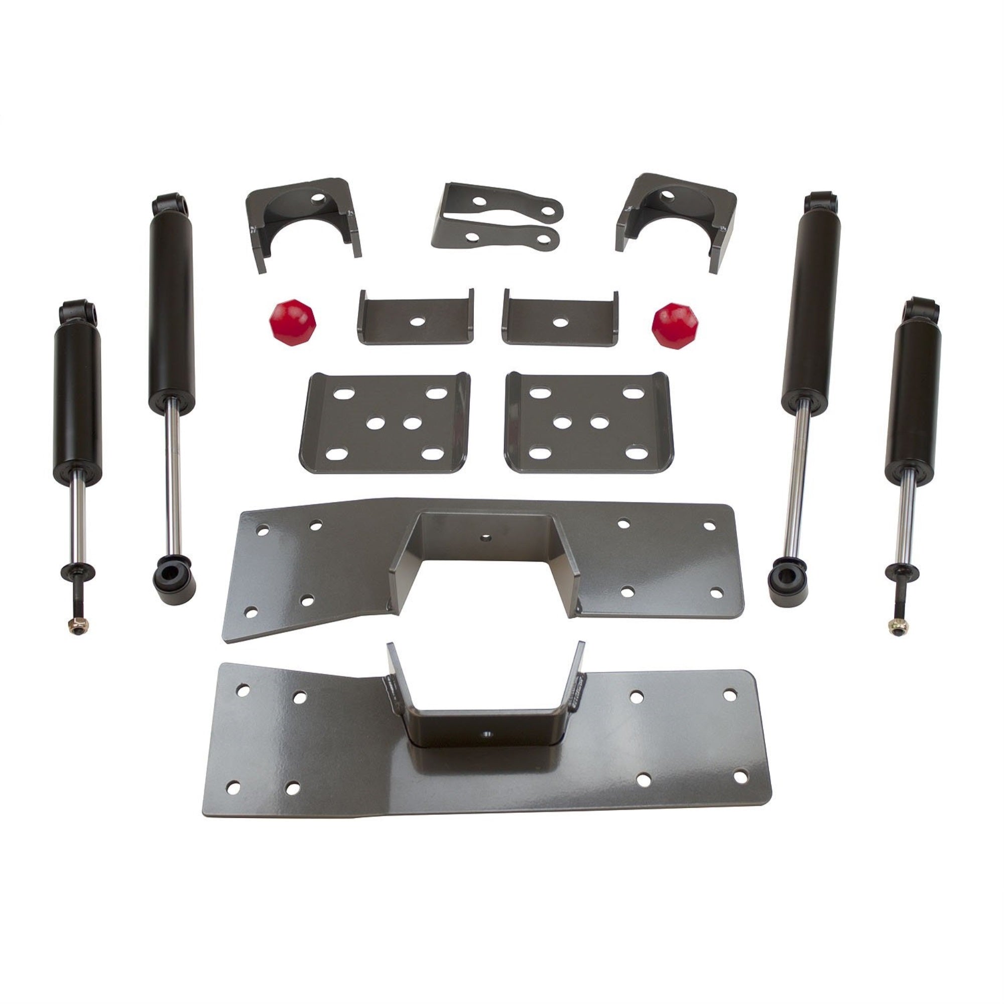 Maxtrac 200960 Lowering Kit Box 6 In. Drop Kit Incl. Rear Flip Kit Rear C-Notch Frame Support Rear Shock Angle Corrector Front And Rear Maxtrac Shocks Lowering Kit Box