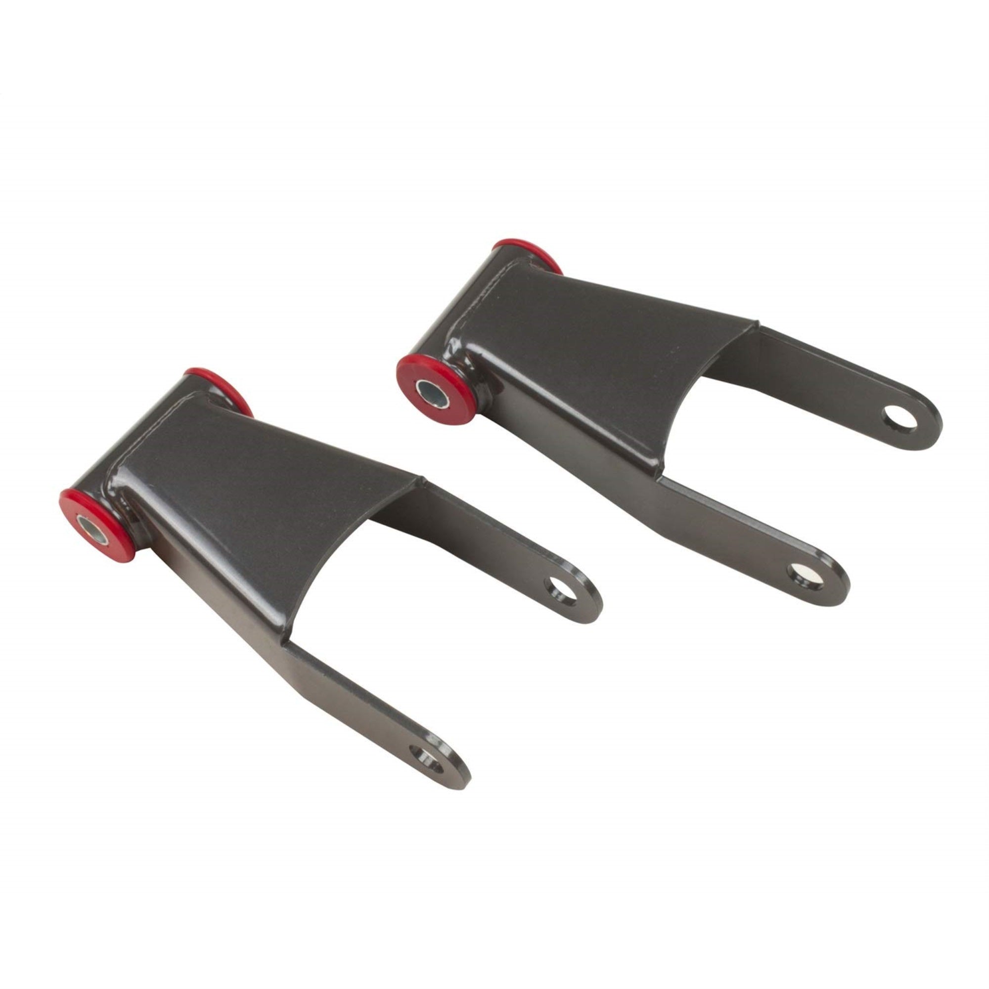 Maxtrac 411420 Leaf Spring Shackle Kit 2 In. Lowering Rear Powder Coated Grey Incl. Greasable Bushings/Sleeves Leaf Spring Shackle Kit