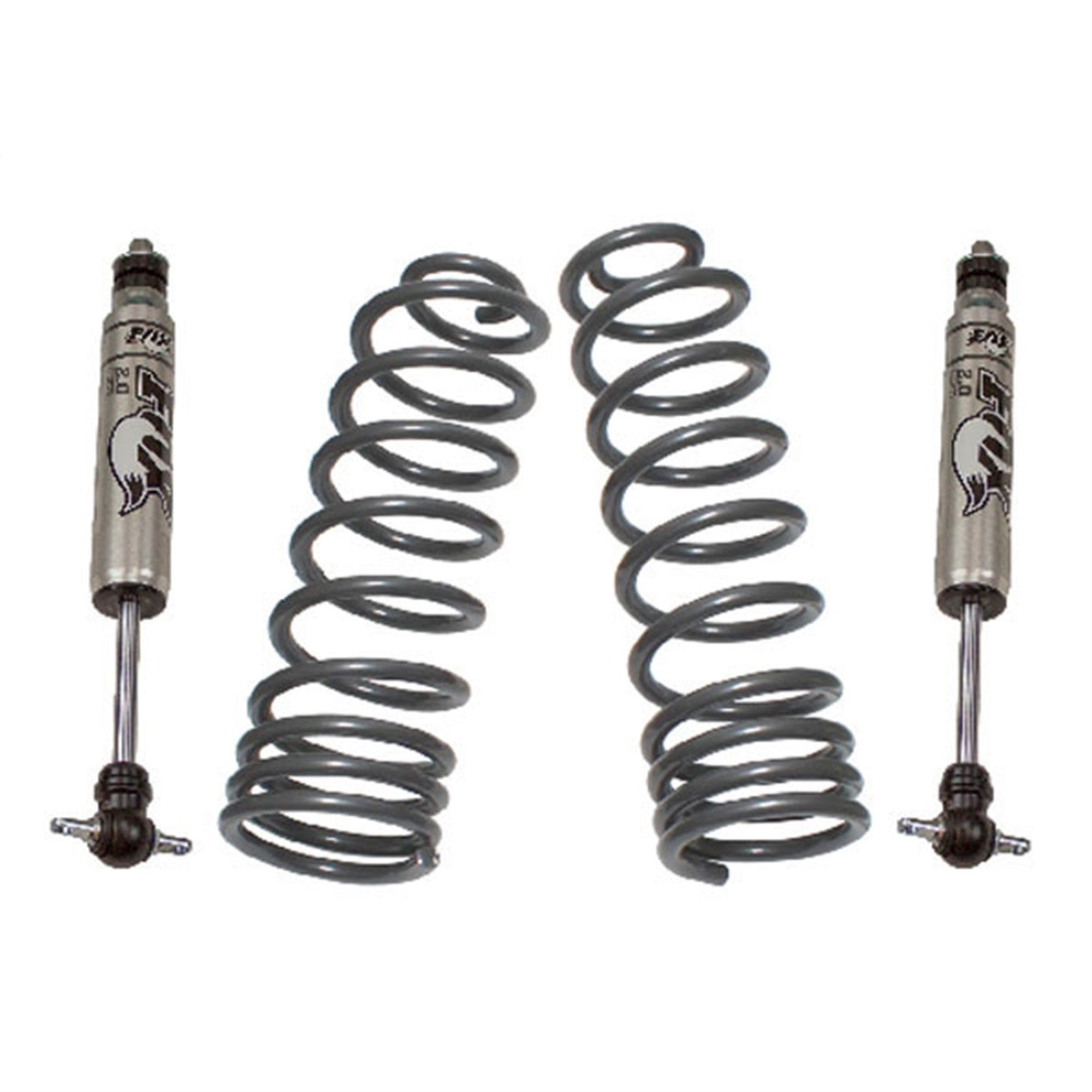 Maxtrac 872171F Suspension Lift Kit W/Shocks 2.5 In. Front Lift Incl. Front Coil 2 Fox Coil Overs W/Hardware Suspension Lift Kit W/Shocks