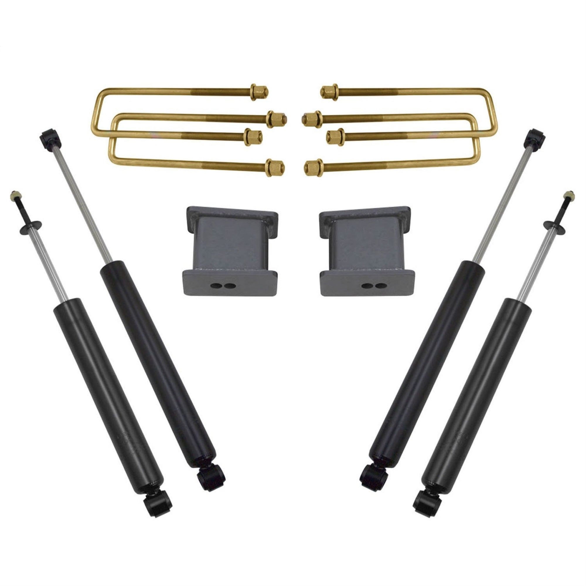 Maxtrac 900930 Lift Blocks 3 In. Lift Incl. U Bolts Front And Rear Maxtrac Shocks Lift Blocks