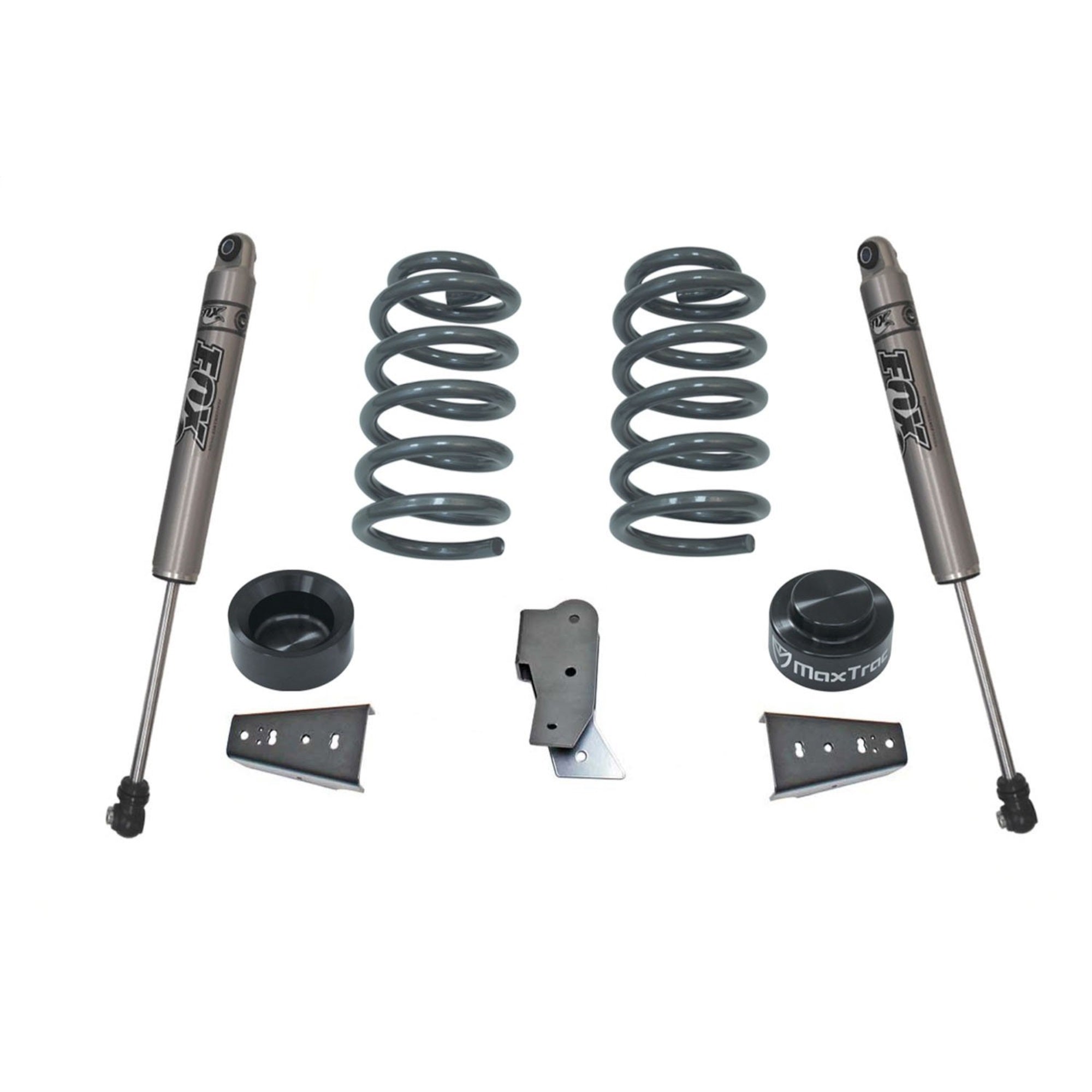 Maxtrac 902445F Lift Coils 3 In. Lift Incl. 1.5 In. Spacers Sway Bar Brackets Fox Shocks Lift Coils