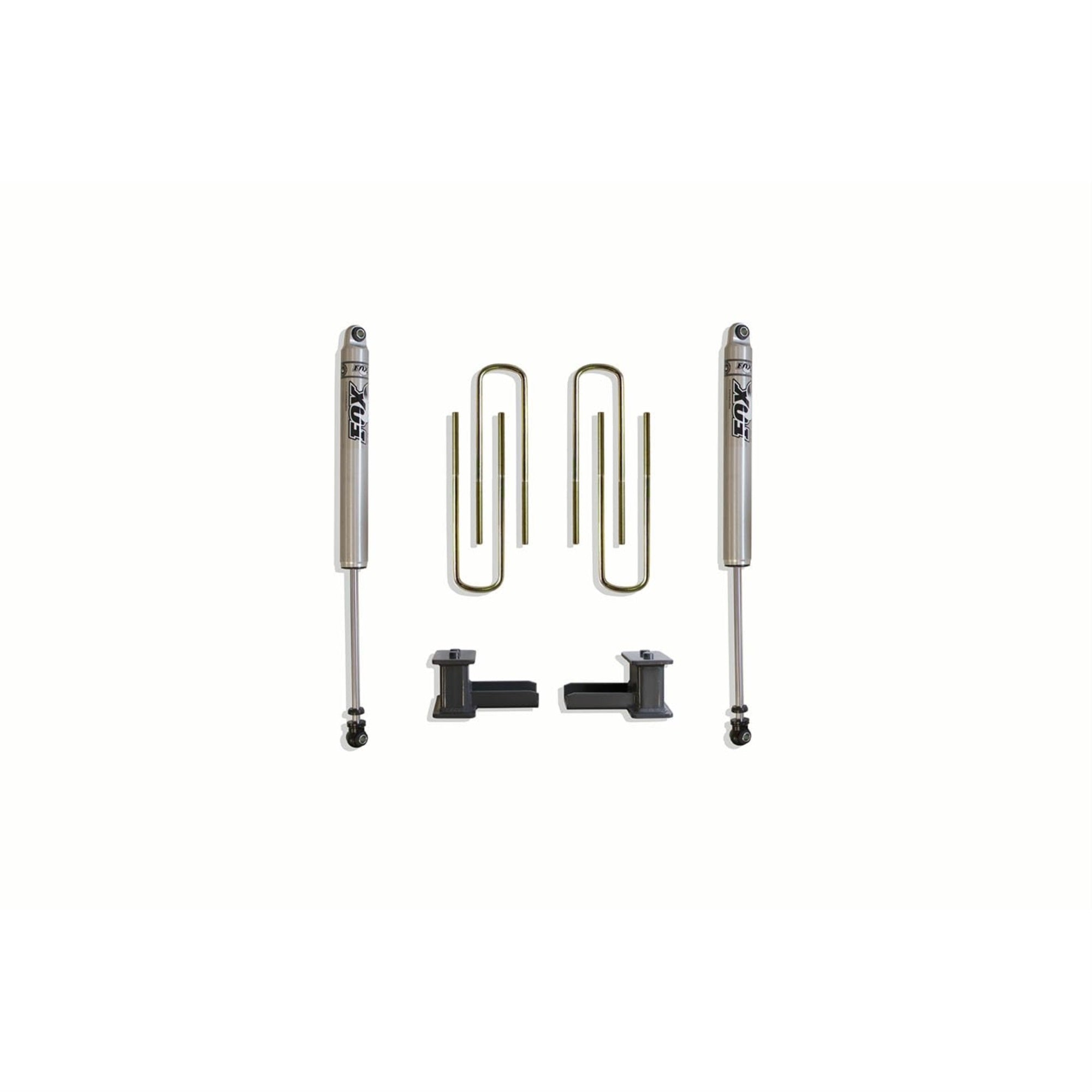 Maxtrac 904140F 4' Blocks/U-Bolts, (2) Fox Shocks