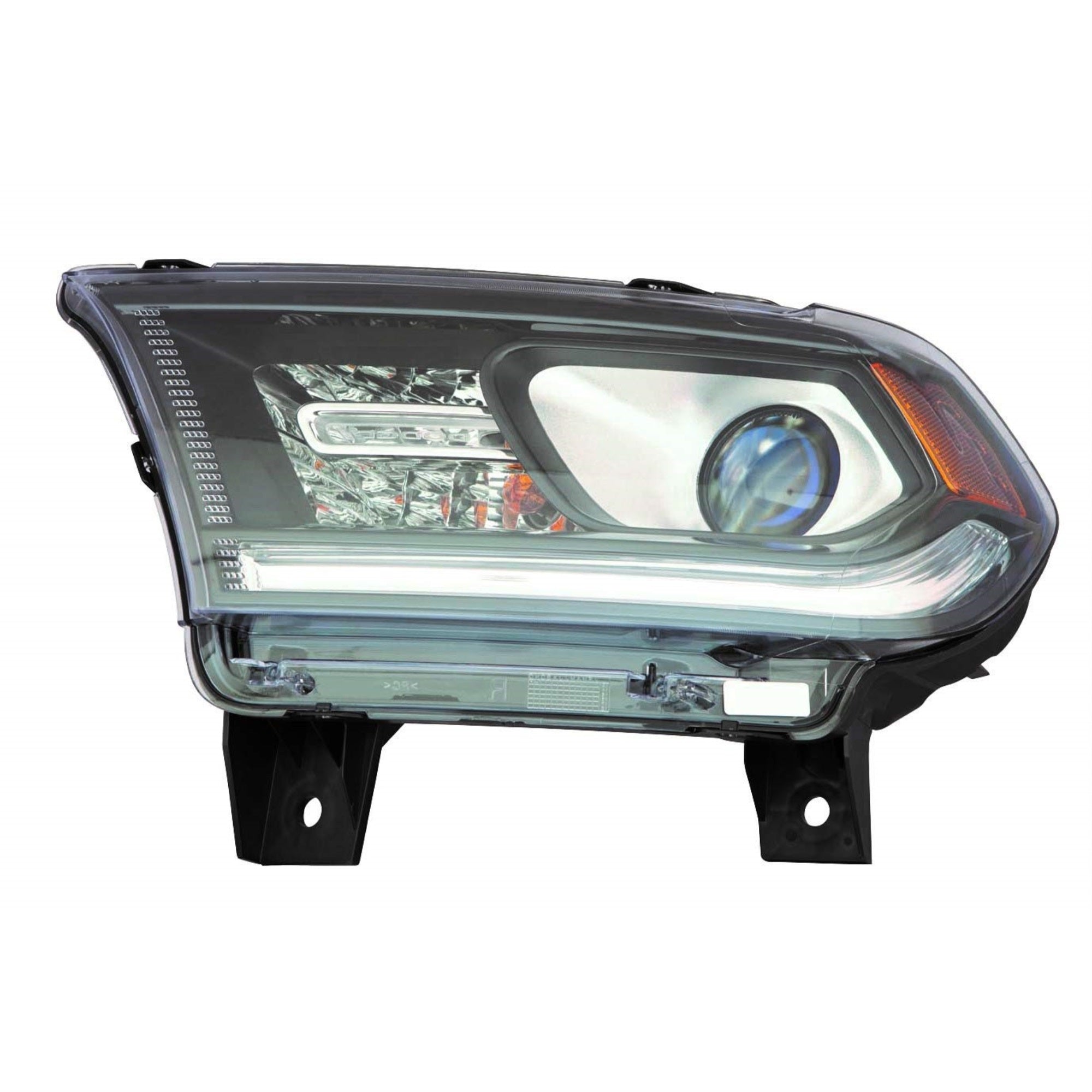 Dodge Durngo 14-15 Hl Asy Halogen W/O Drl Black Trim Lh Capa