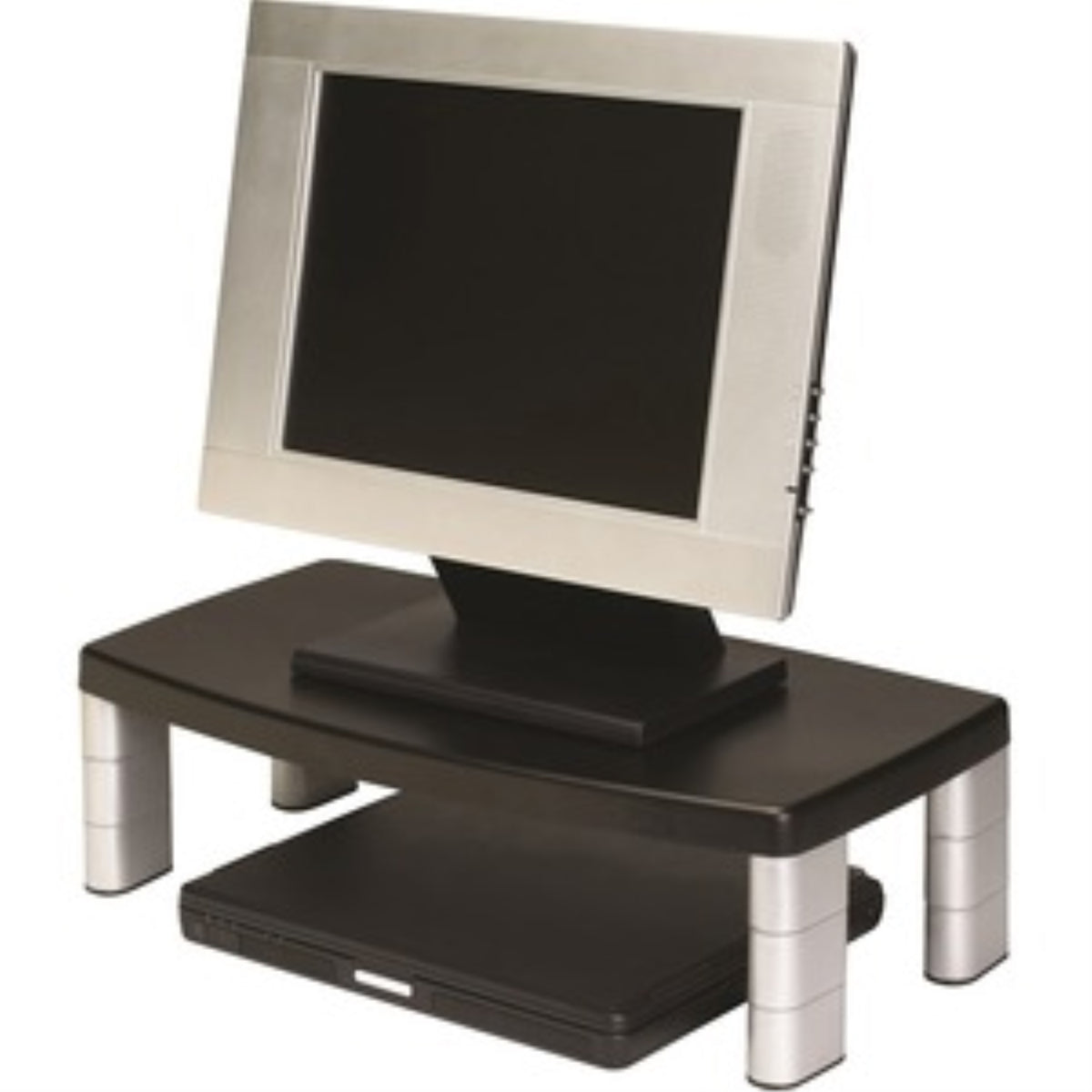 Adjustable Monitor Stand 20In X 12In X 5.875In Silver/Black