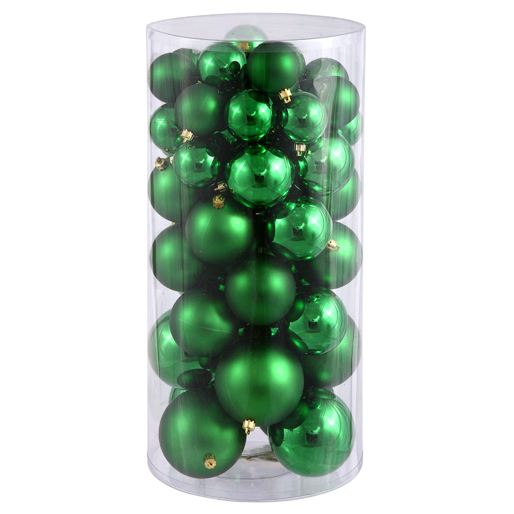 Vickerman 2.4″-3″-4″ Green Balls Shiny/Matte 50/Bo - N112404A
