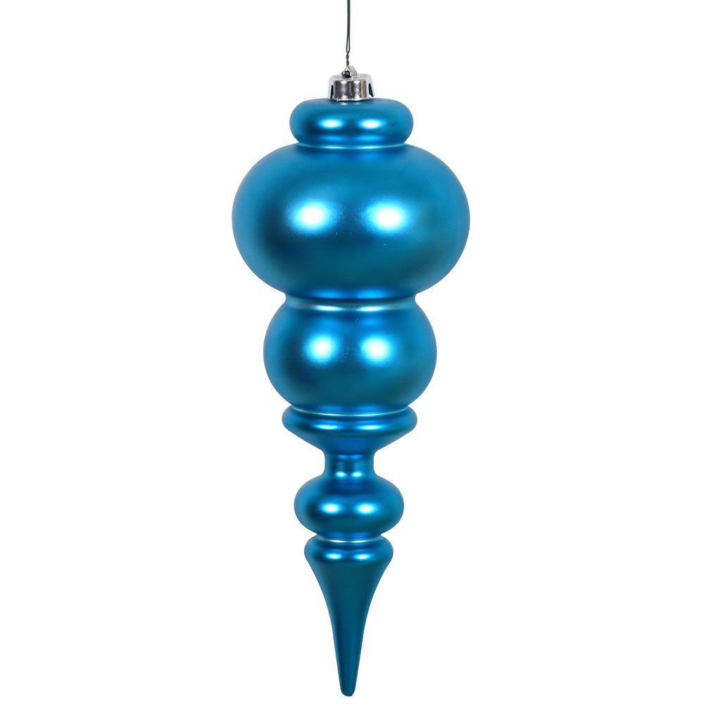 Vickerman 14″ Turquoise Matte Finial UV Drilled - N150612DMV