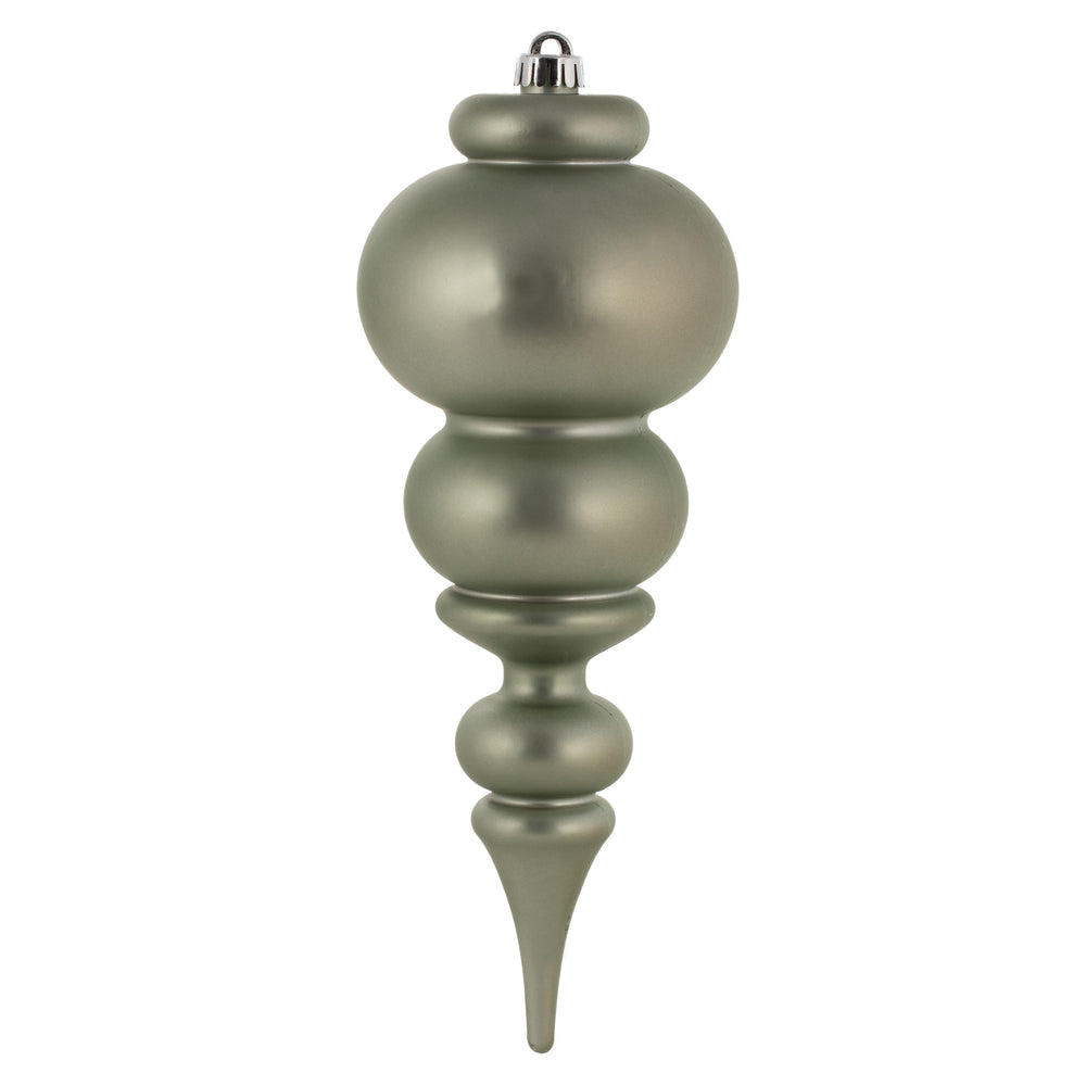 Vickerman 14” Wrought Iron Matte Finial UV Drilled - N150623DMV