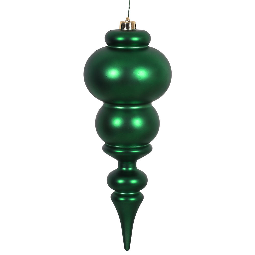 Vickerman 14″ Emerald Matte Finial UV Drilled - N150624DMV