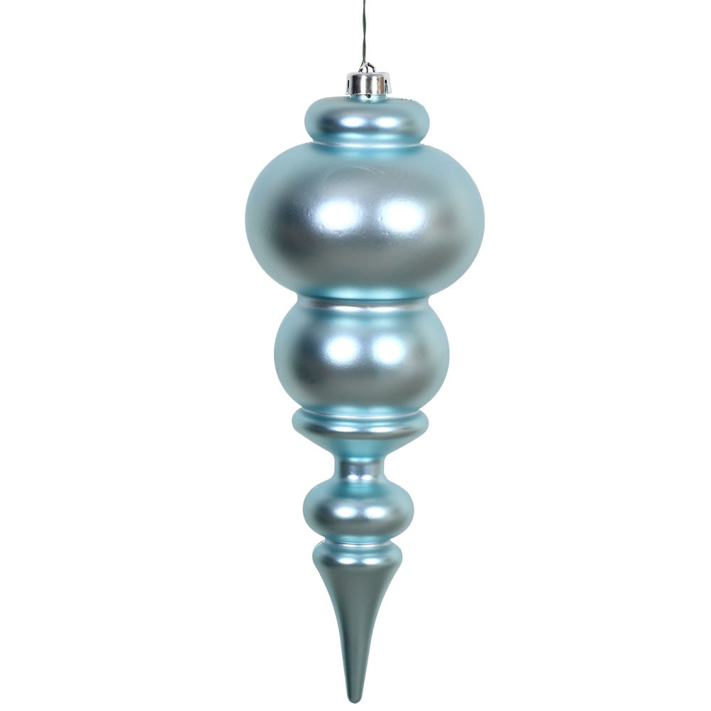 Vickerman 14″ Baby Blue Matte Finial UV Drilled - N150632DMV