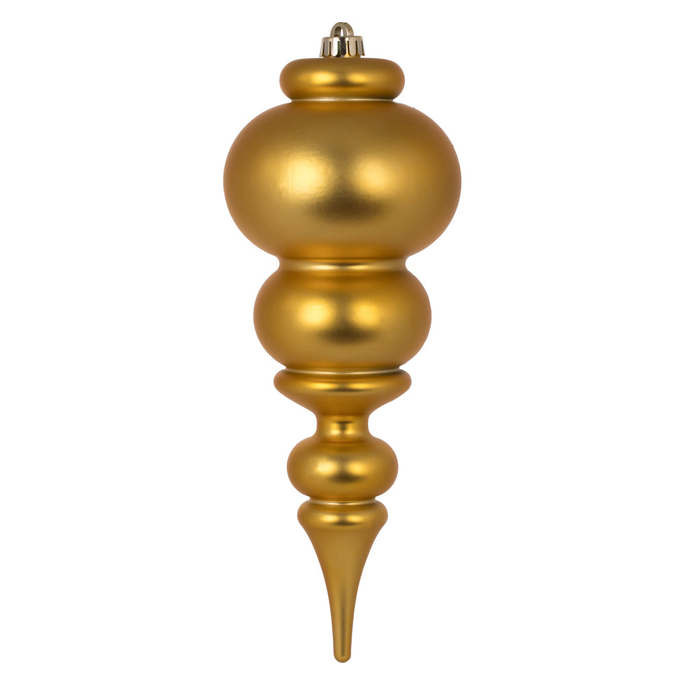 Vickerman 14” Honey Gold  Matte Finial UV Drilled - N150637DMV