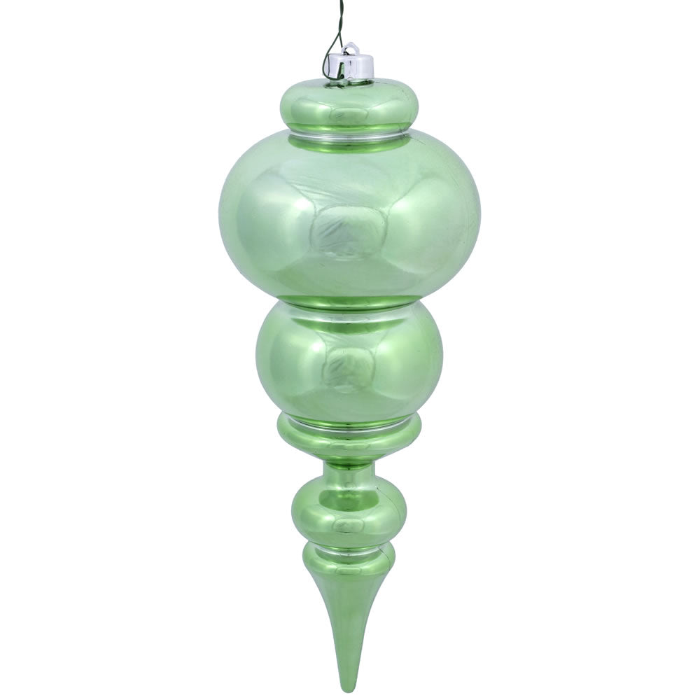 Vickerman 14″ Celadon Shiny Finial UV Drilled - N150654DSV