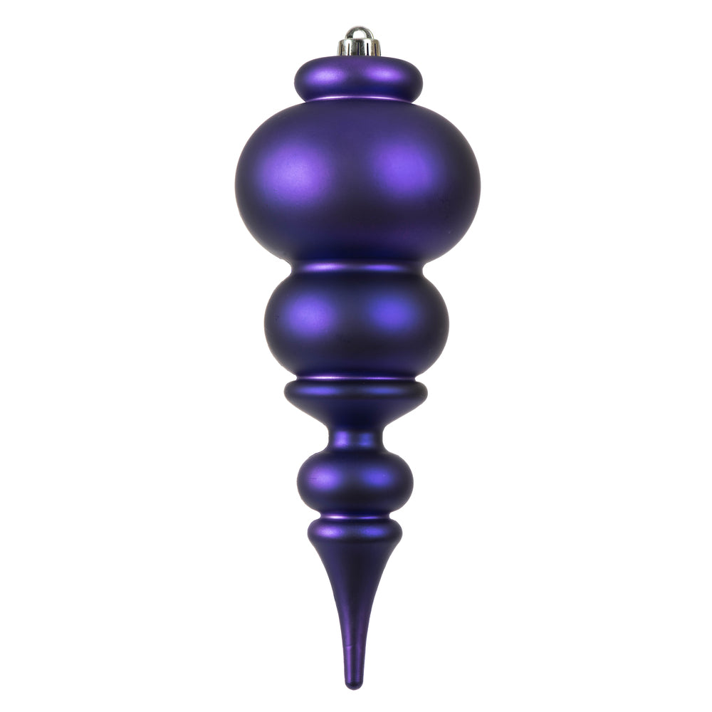 Vickerman 14” Purple Matte Finial UV Drilled - N150666DMV