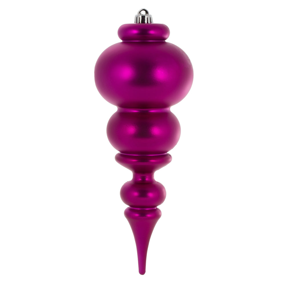 Vickerman 14” Fuchsia Matte Finial UV Drilled - N150670DMV