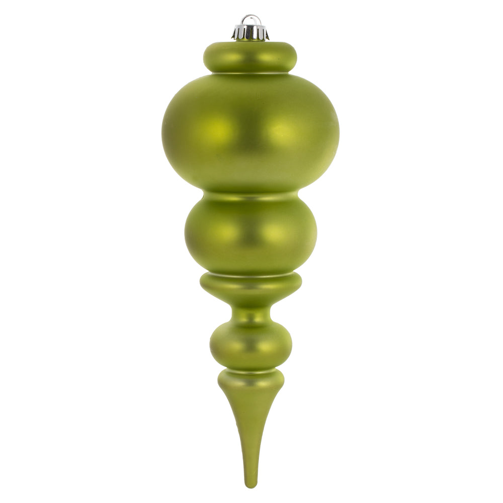 Vickerman 14” Lime Matte Finial UV Drilled - N150673DMV