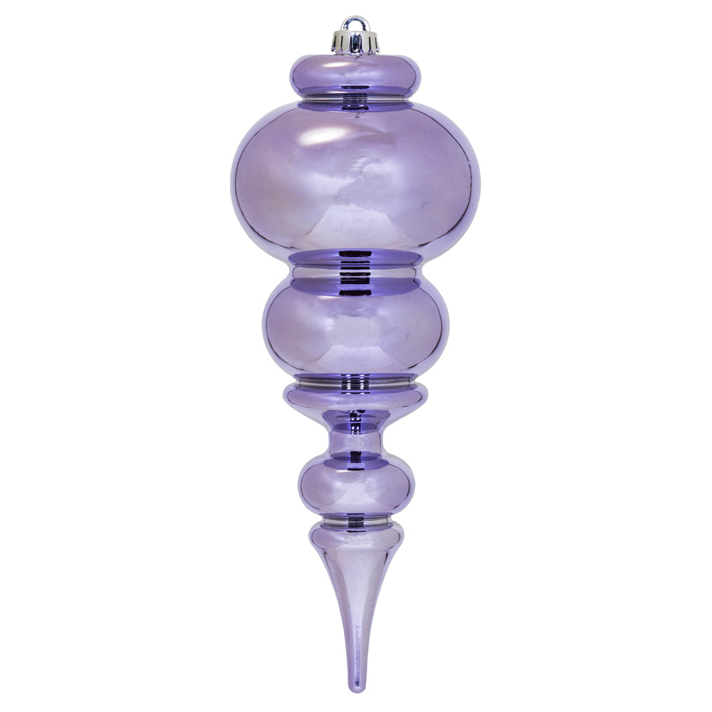 Vickerman 14” Lavender Shiny Finial UV Drilled - N150686DSV