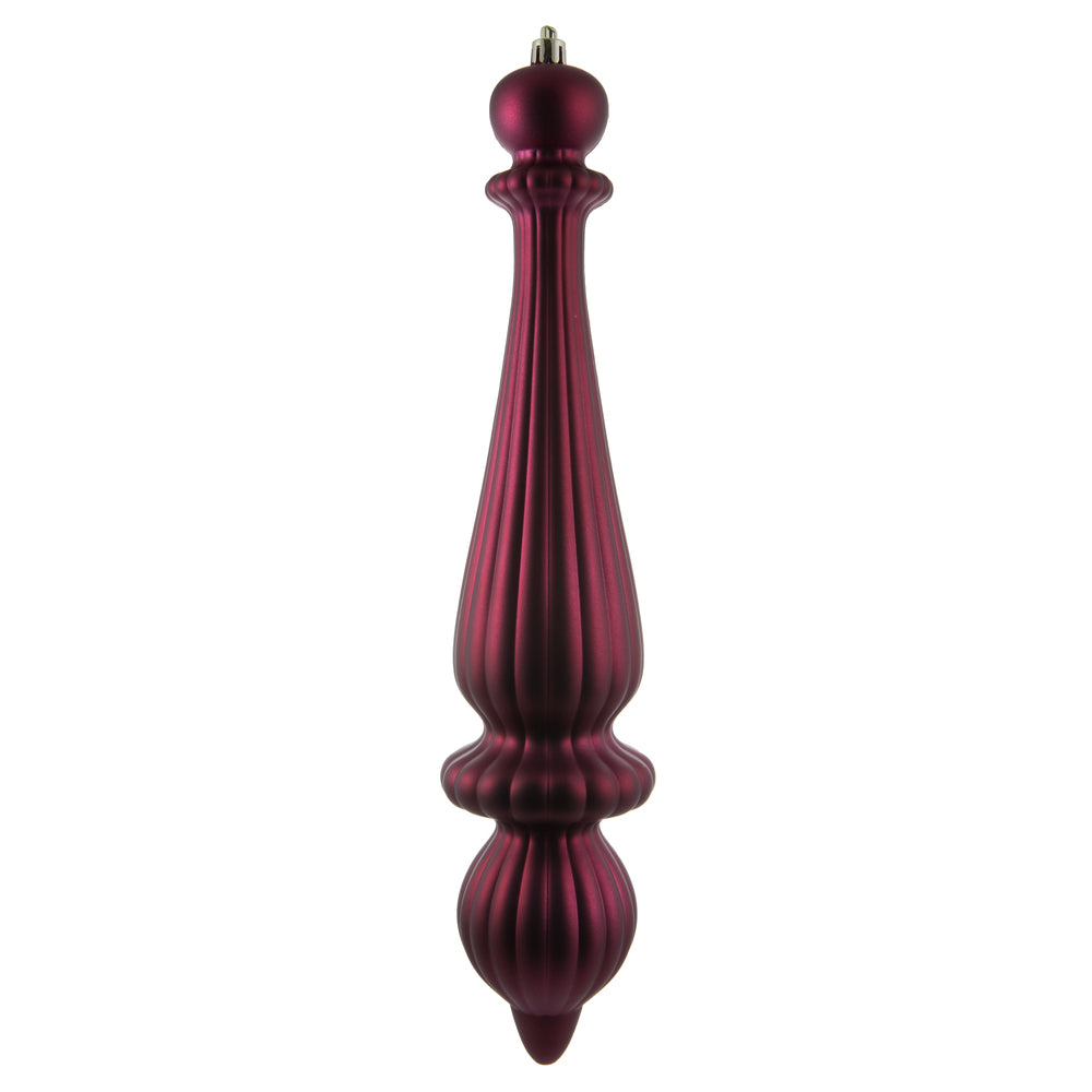 Vickerman 14” Berry Red Matte Finial Drop UV - N150821DMV