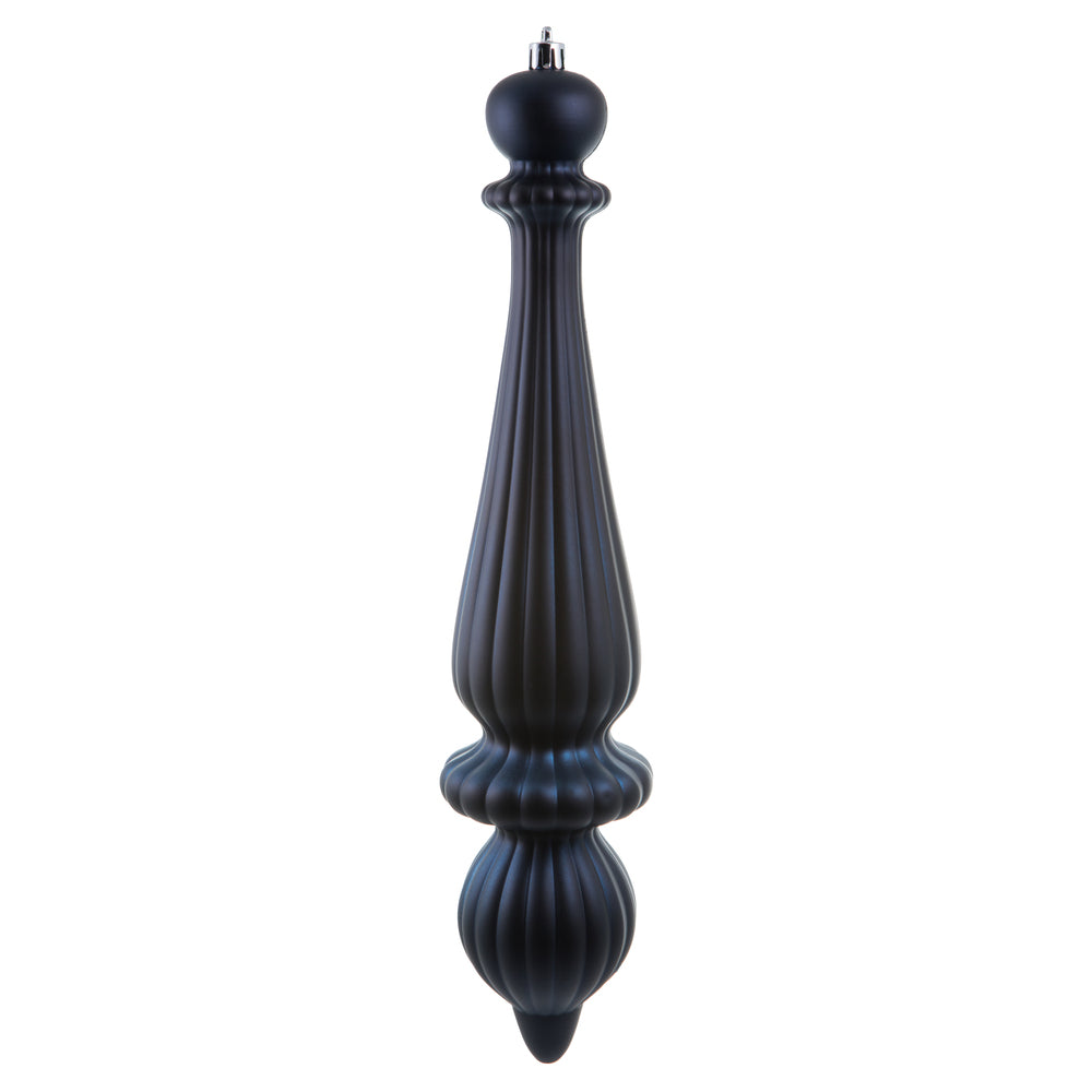 Vickerman 14” Midnt Blue Matte Finial Drop UV 2/Bg - N150831DMV