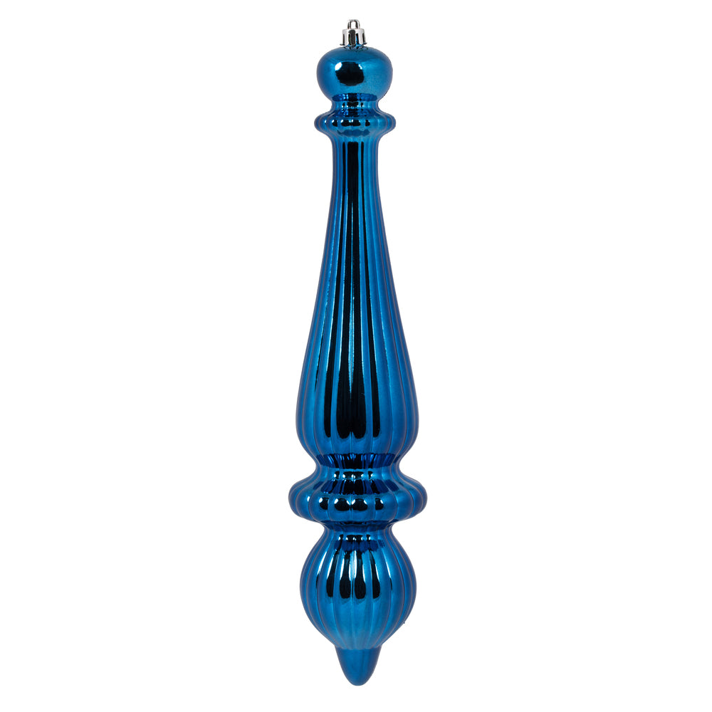 Vickerman 14” Midnt Blue Shiny Finial Drop UV 2/Bg - N150831DSV