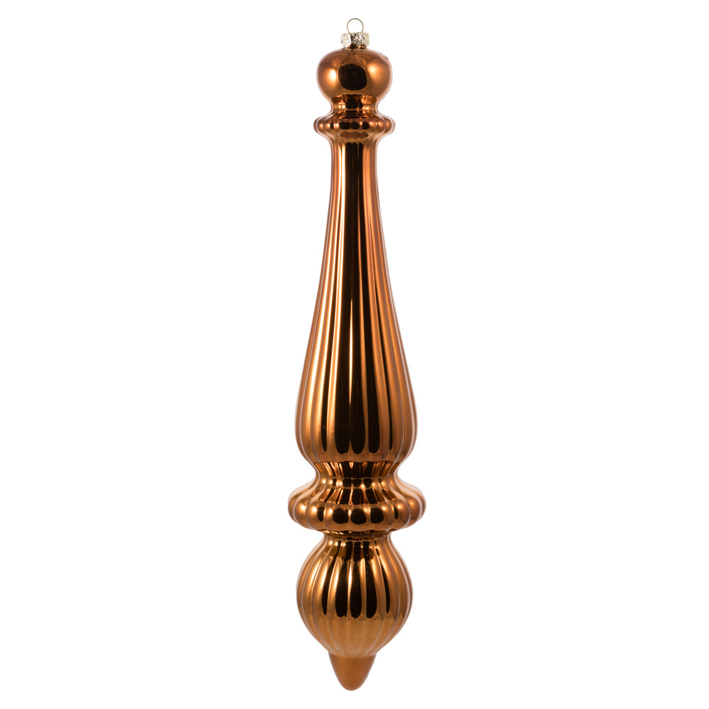 Vickerman 14” Copper Shiny Finial Drop UV 2/Bag - N150888DSV