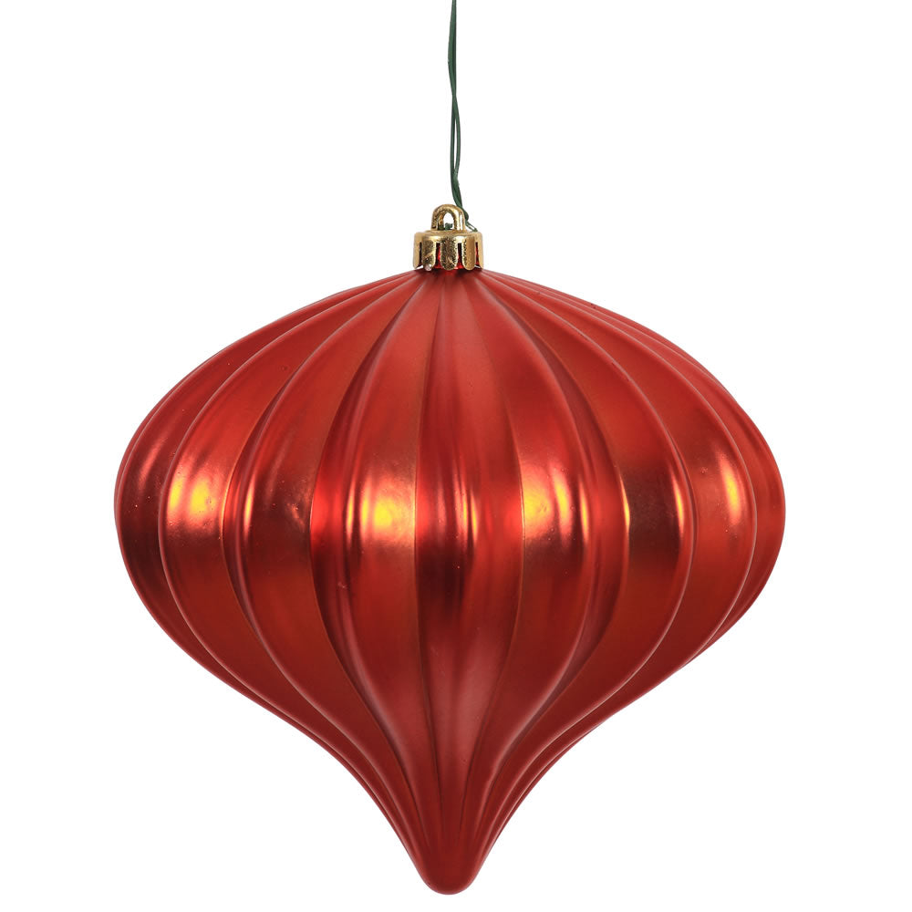 Vickerman 5.7″ Red Matte Onion UV Drilled 3/Bag - N151203DMV