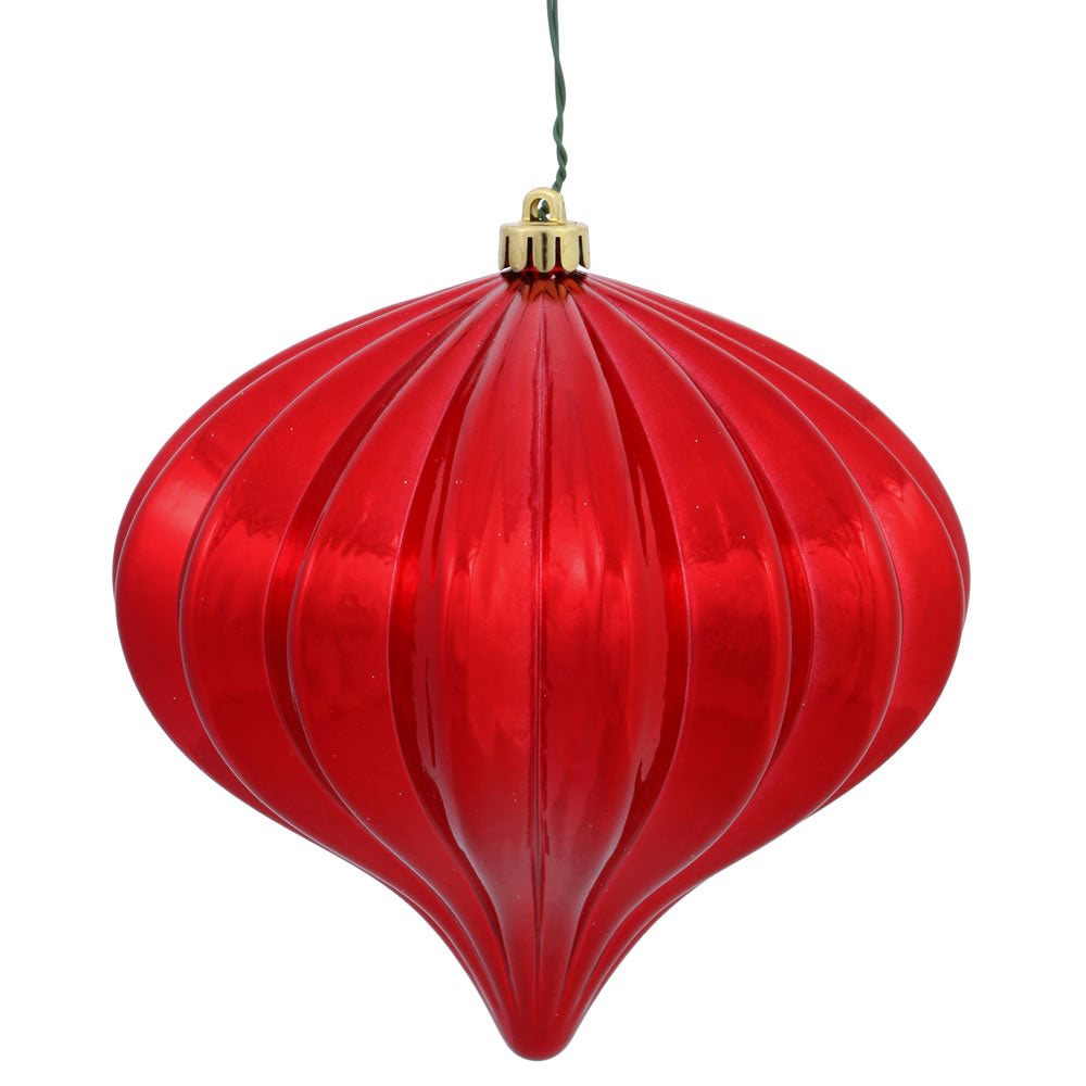 Vickerman 5.7″ Red Shiny Onion UV Drilled 3/Bag - N151203DSV