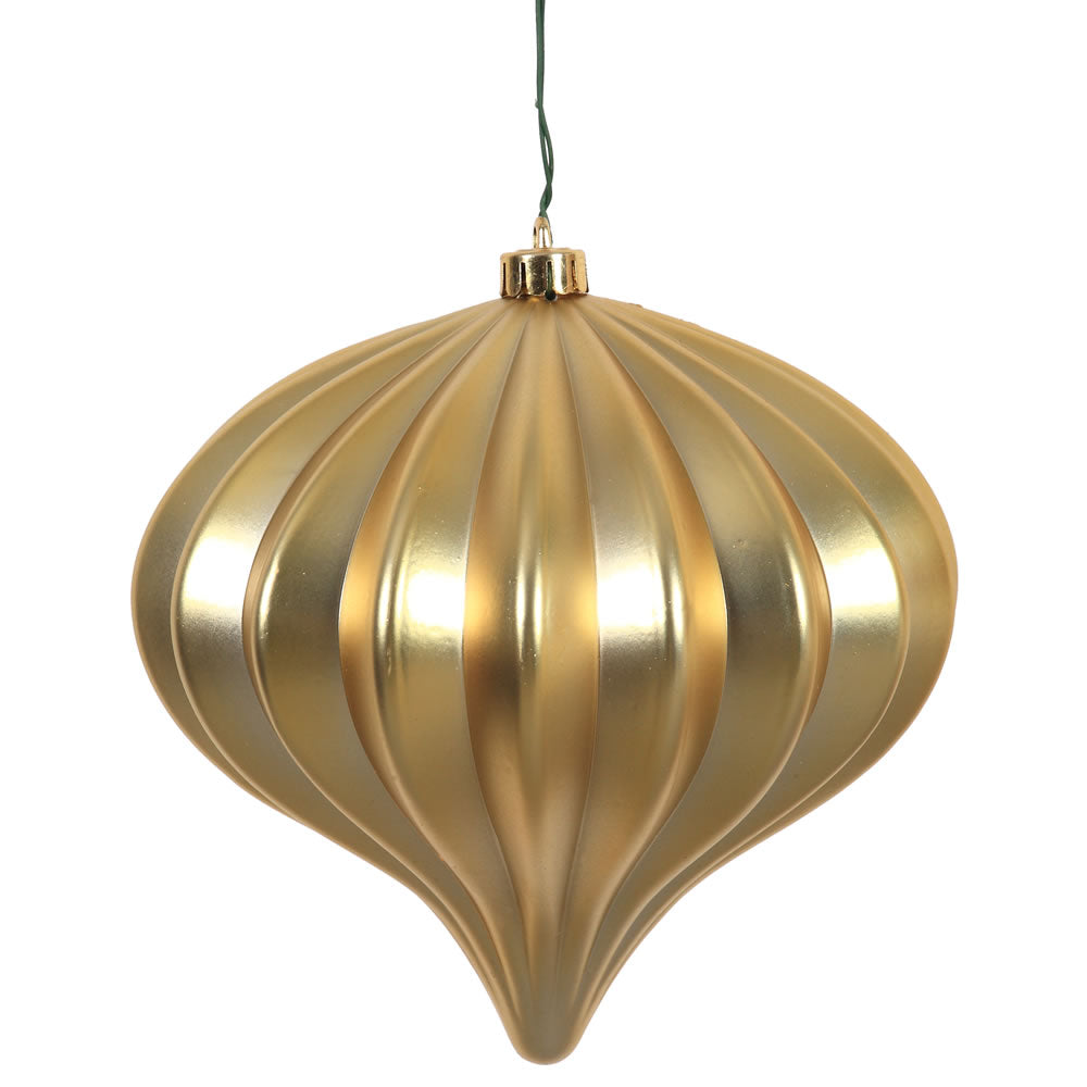 Vickerman 5.7″ Gold Matte Onion UV Drilled 3/Bag - N151208DMV