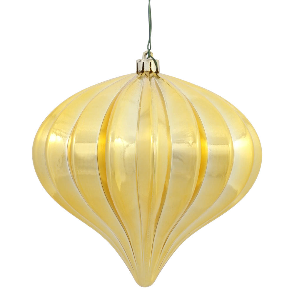 Vickerman 5.7” Gold Shiny Onion UV Drilled 3/Bag - N151208DSV