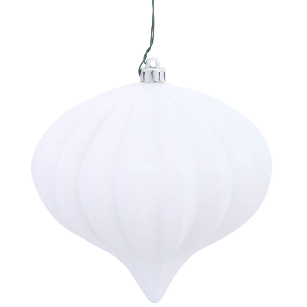 Vickerman 5.7” White Shiny Onion UV Drilled 3/Bag - N151211DSV