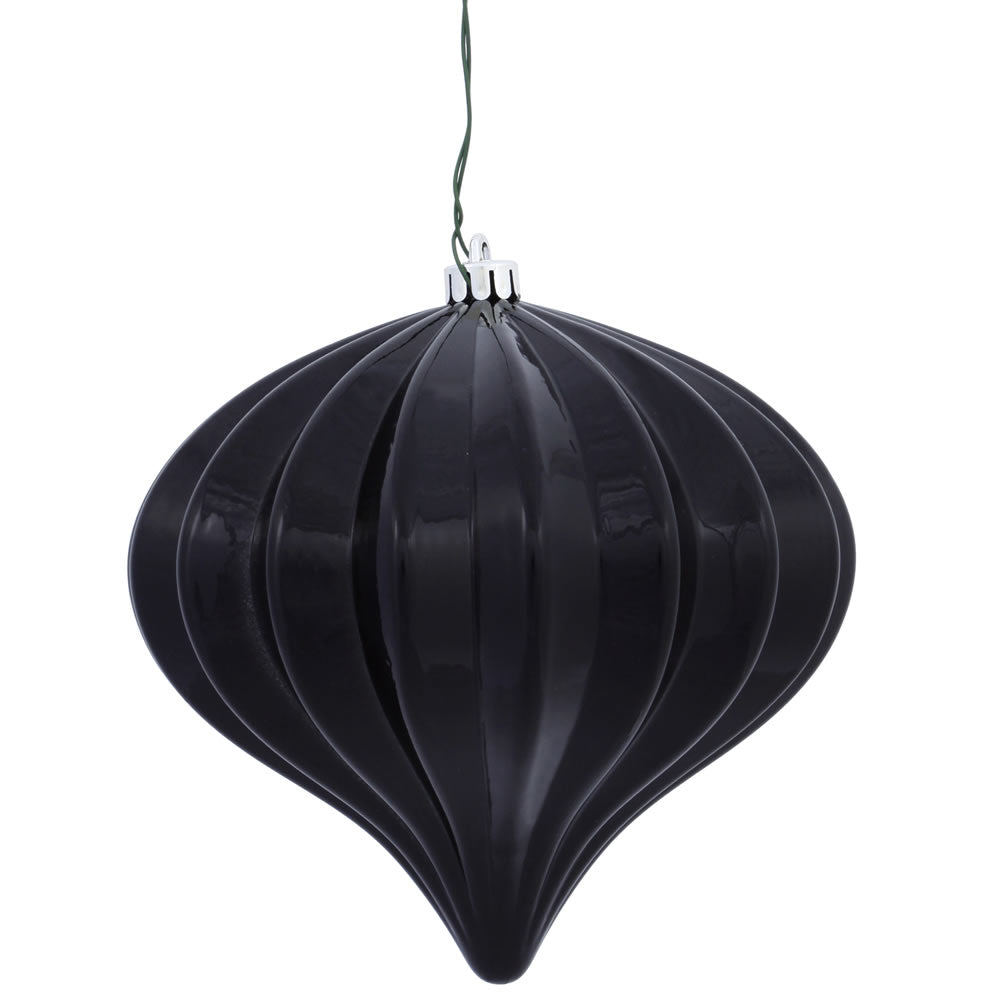 Vickerman 5.7″ Black Shiny Onion UV Drilled 3/Bag - N151217DSV