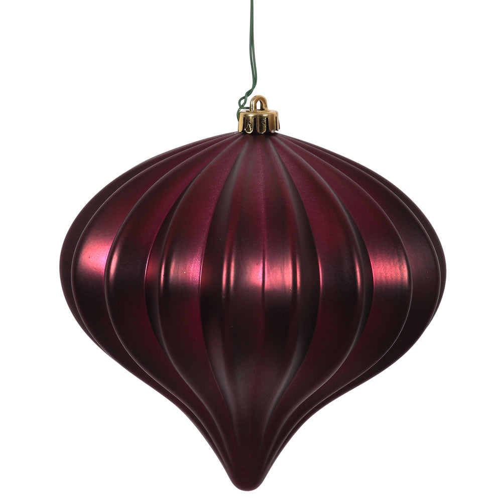Vickerman 5.7″ Wine Matte Onion UV Drilled 3/Bag - N151219DMV