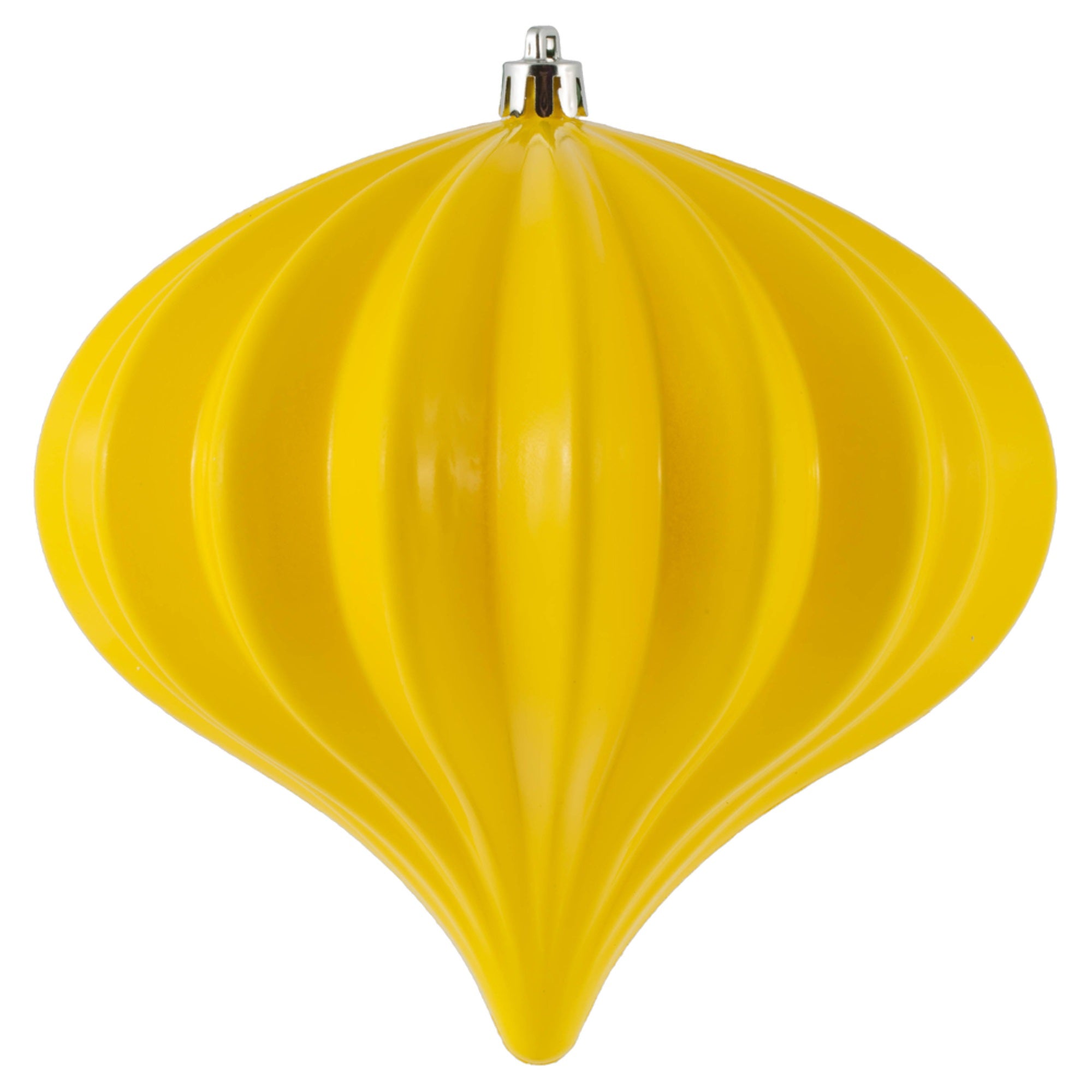 5.7” Yellow Shiny Onion UV Drilled 3/Bag