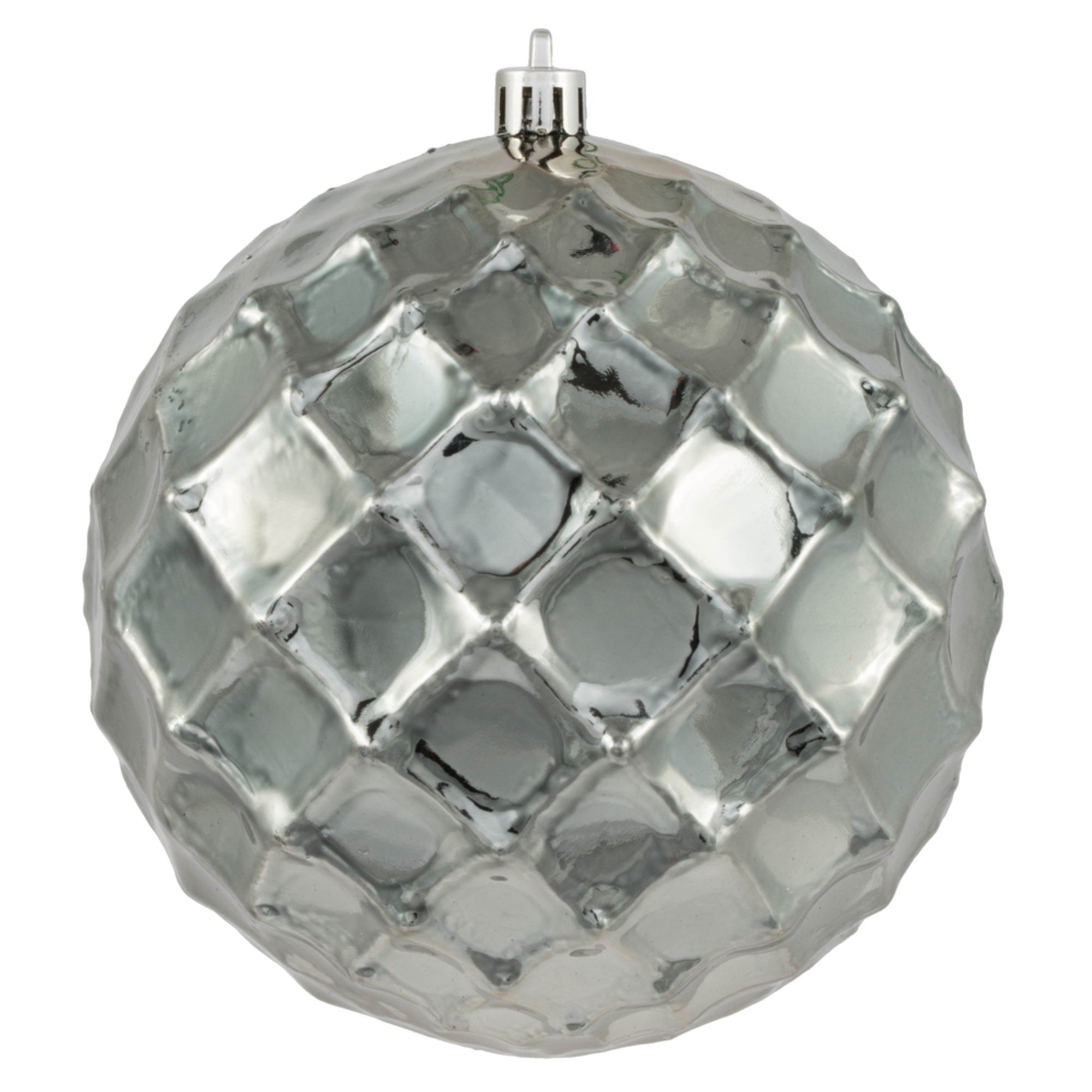 4.75” Limestone Shiny Diamond Bauble 4Bg