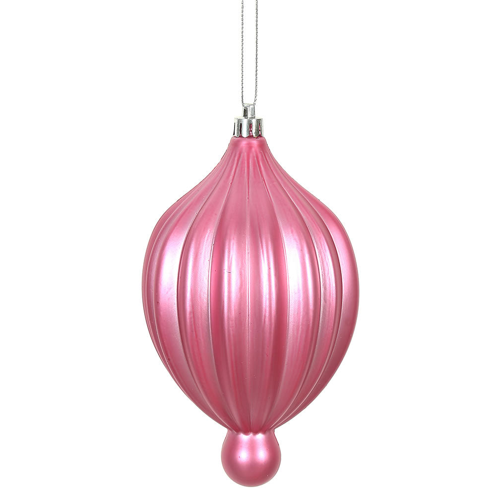 Vickerman 6.3” x 3.5” Mauve Matte Lantern 4/Bg - N174645D